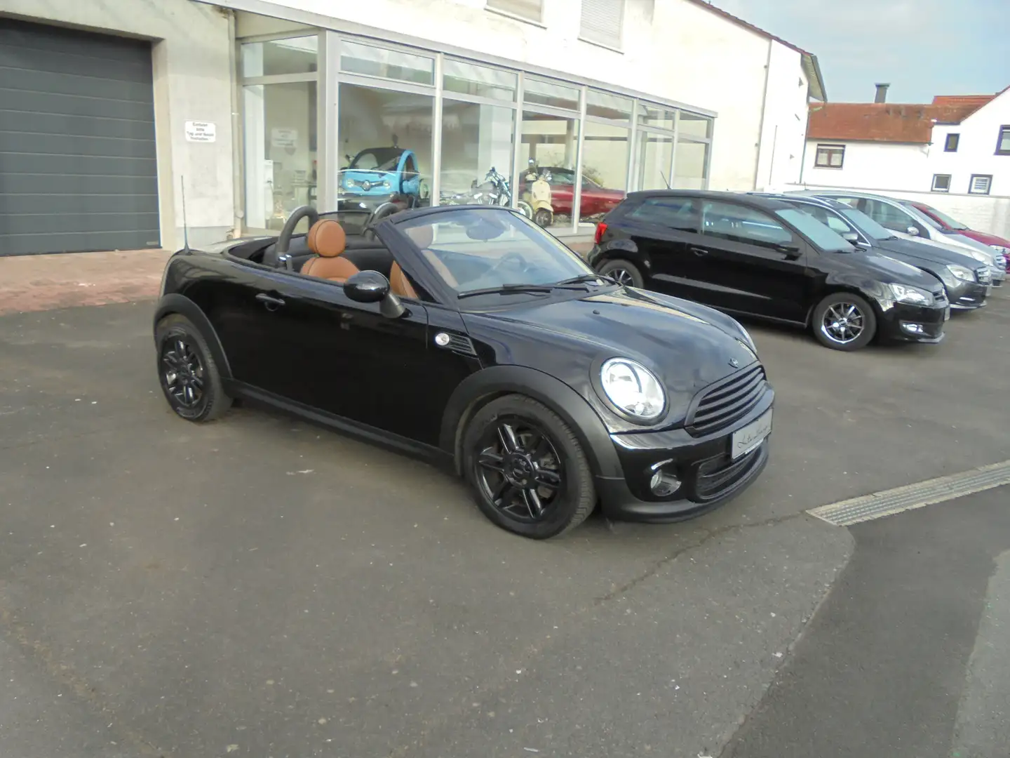 MINI Cooper Roadster Roadster Automatik*PDC*Temp.*Leder*SHZ*Top Zustand Schwarz - 2