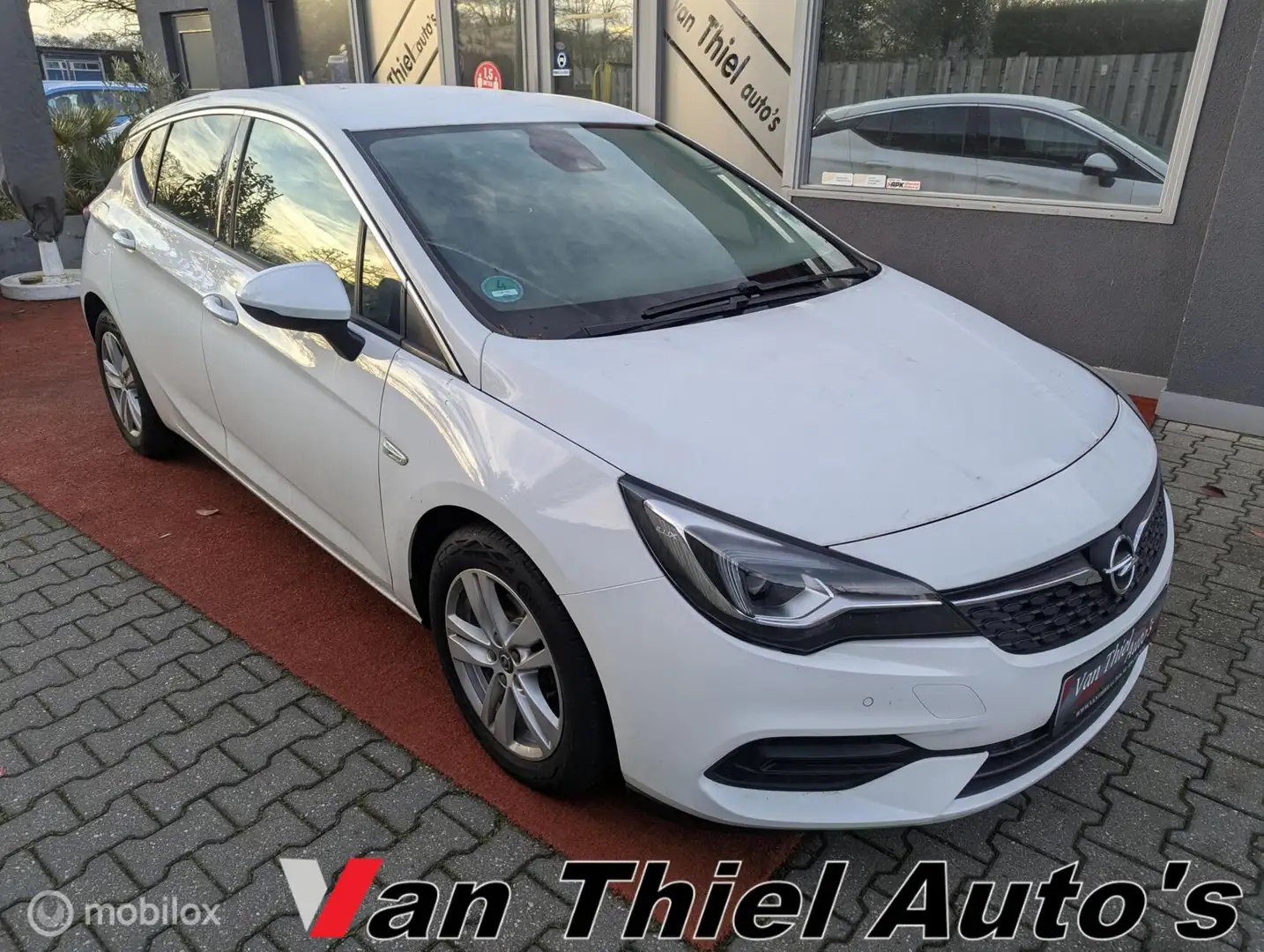 Opel Astra 1.2 Edition navi/park/carplay/airco Weiß - 1