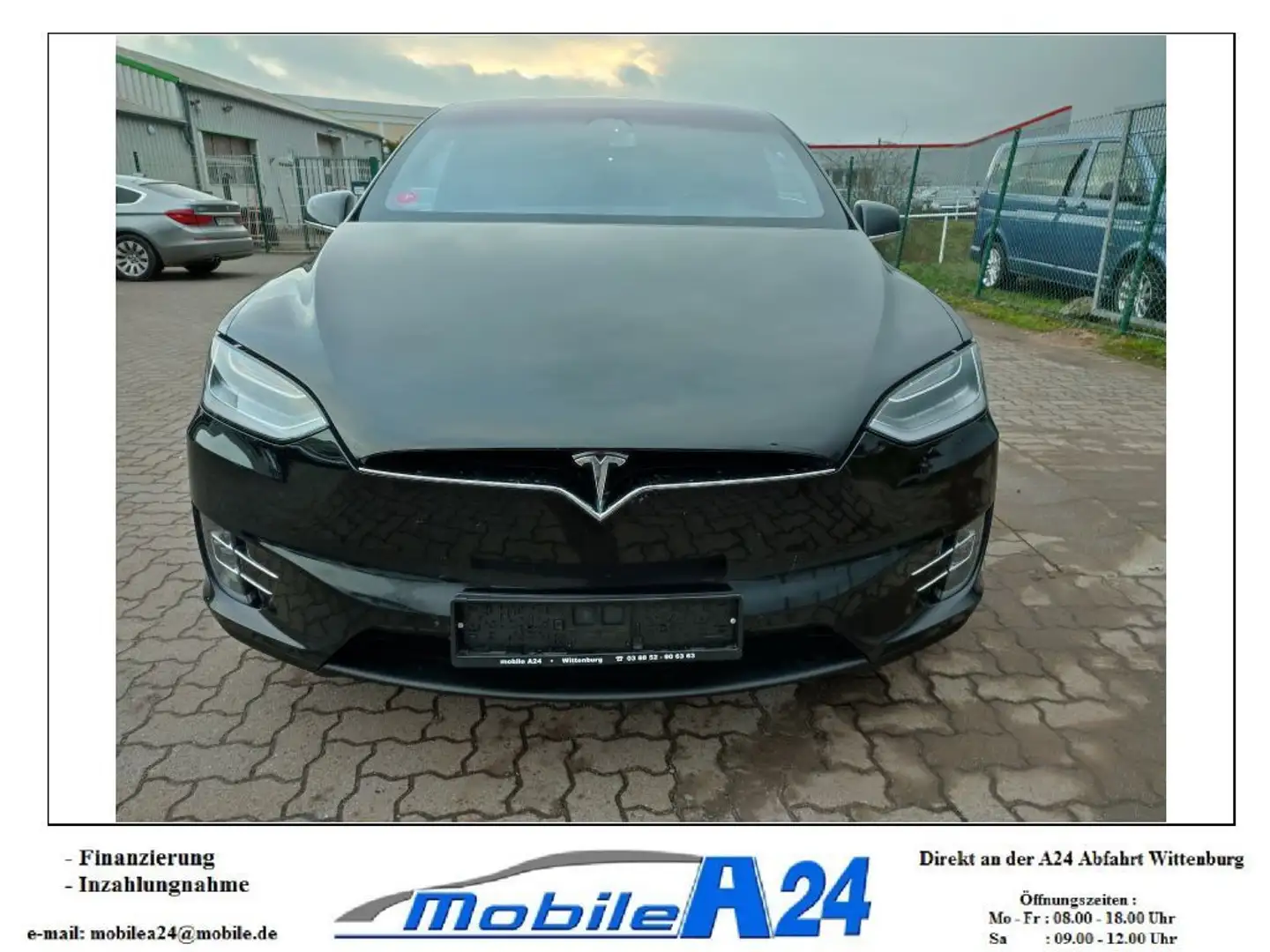 Tesla Model X 100D NP 141T 7-SITZER AUTOPILOT 22 AHK Schwarz - 2