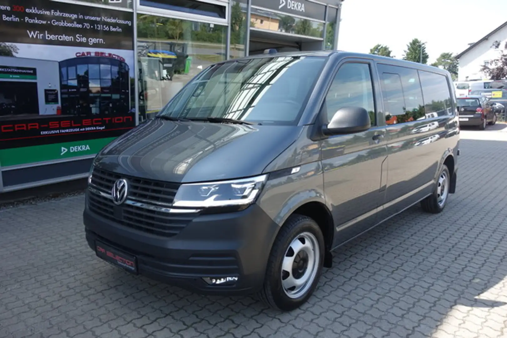 Volkswagen T6.1 Transporter Mixto Lang LED/STDHZG/ACC/DIGITAL Gris - 1