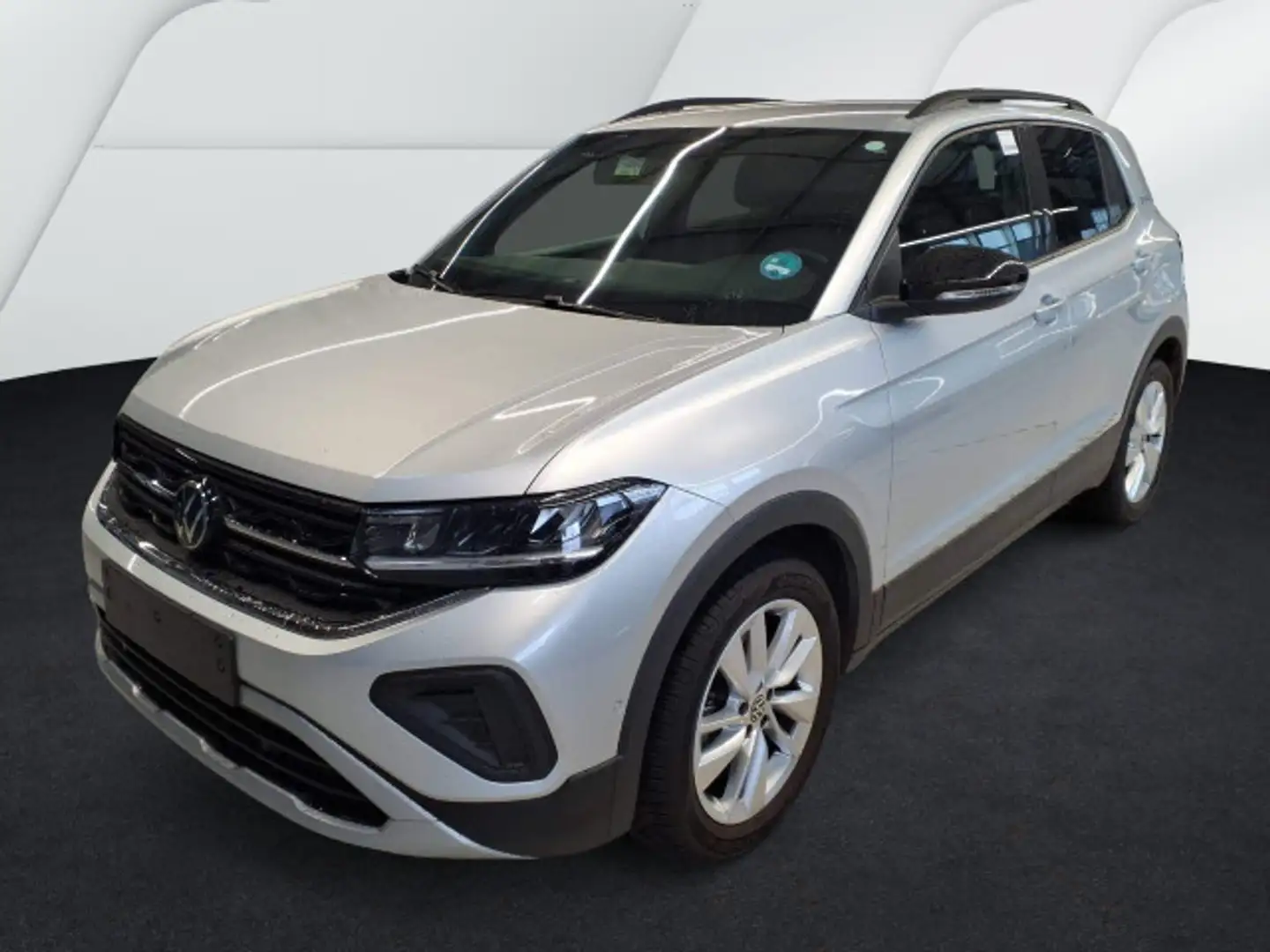 Volkswagen T-Cross 1.0 TSI Goal DSG *AHK*ACC*NAV*LED*SHZ* Silber - 2