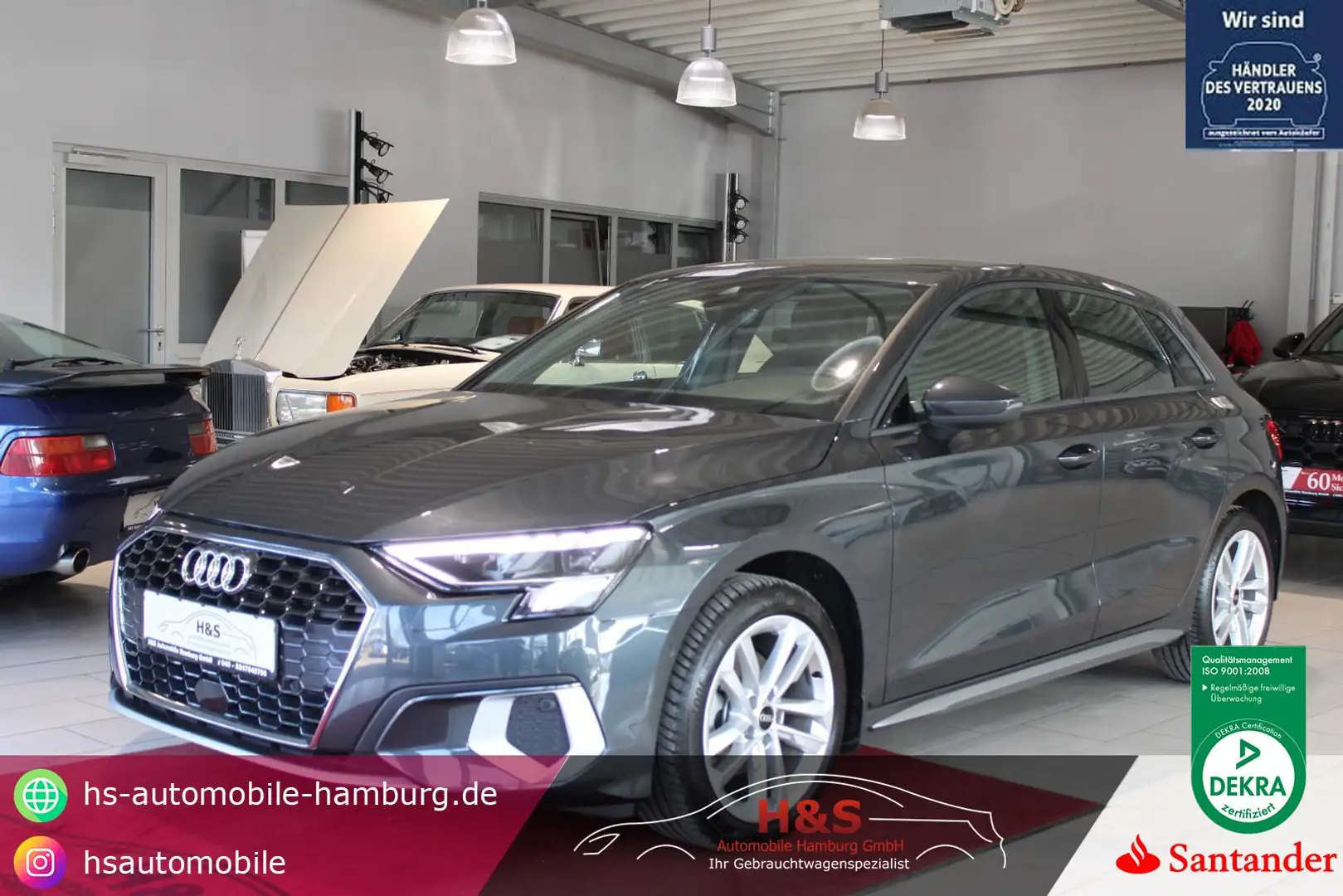 Audi A3 Sportback 35 TFSI advanced *V-Cockpit*Sitzheiz.*1. Grau - 1