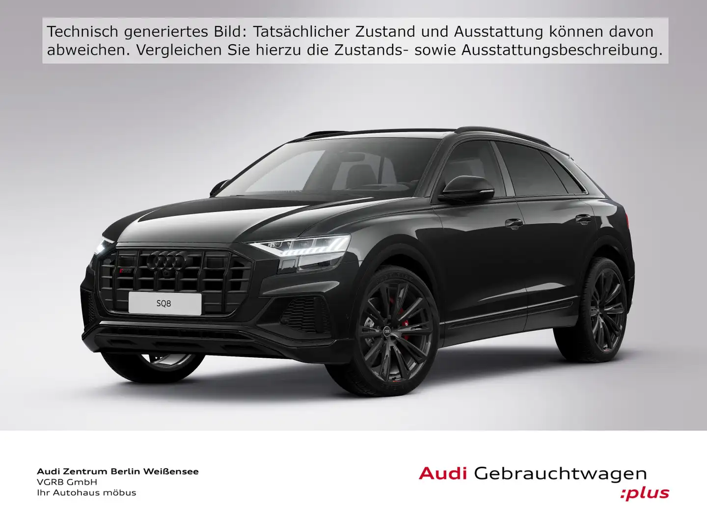 Audi SQ8 4.0 TFSI TIPT*QUA*MATRIX*HUD*AHK*B&O*NAV*ACC Schwarz - 2