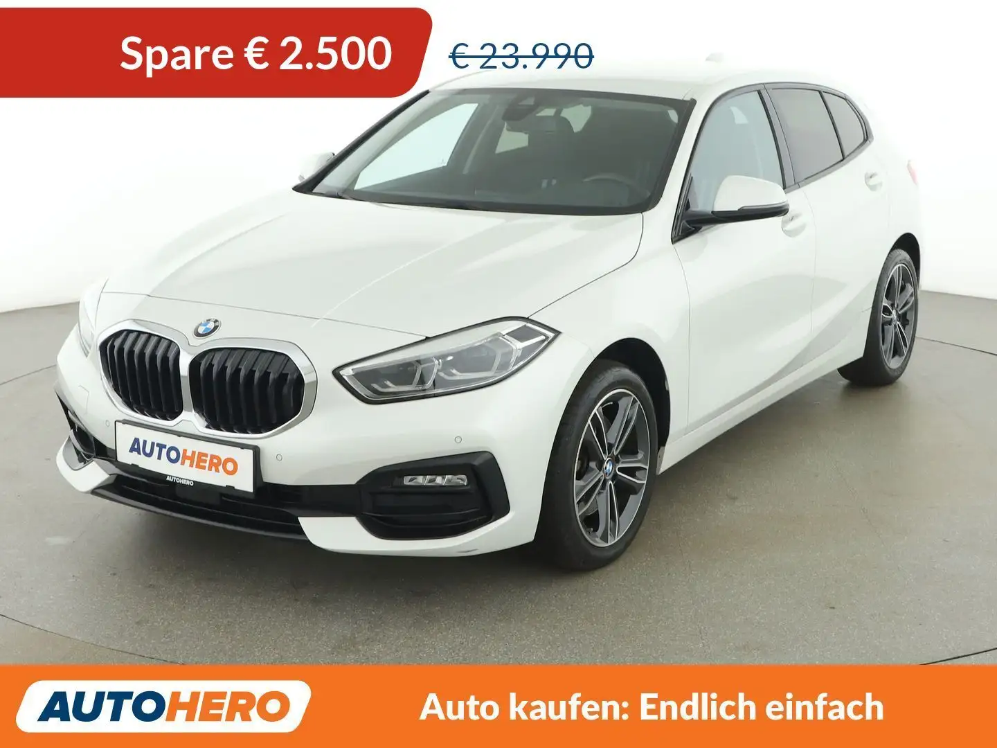 BMW 116 116d Sport Line Weiß - 1