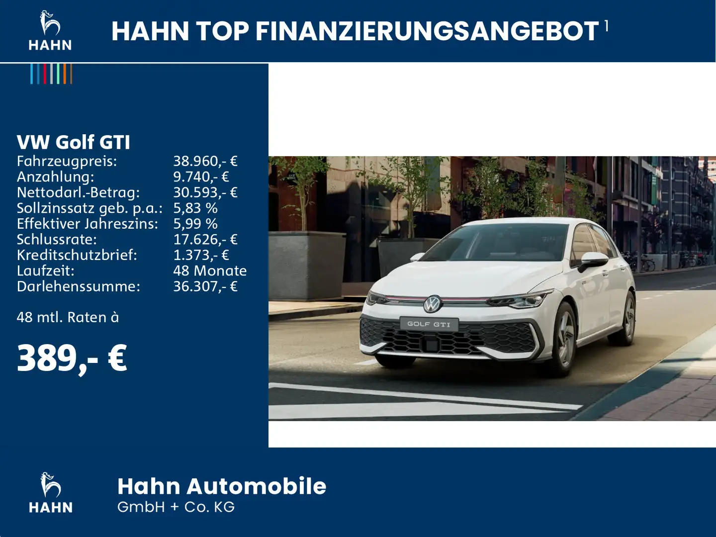 Volkswagen Golf GTI 2,0 l TSI 195 kW (265 PS) 7-Gang M+S BP Weiß - 2