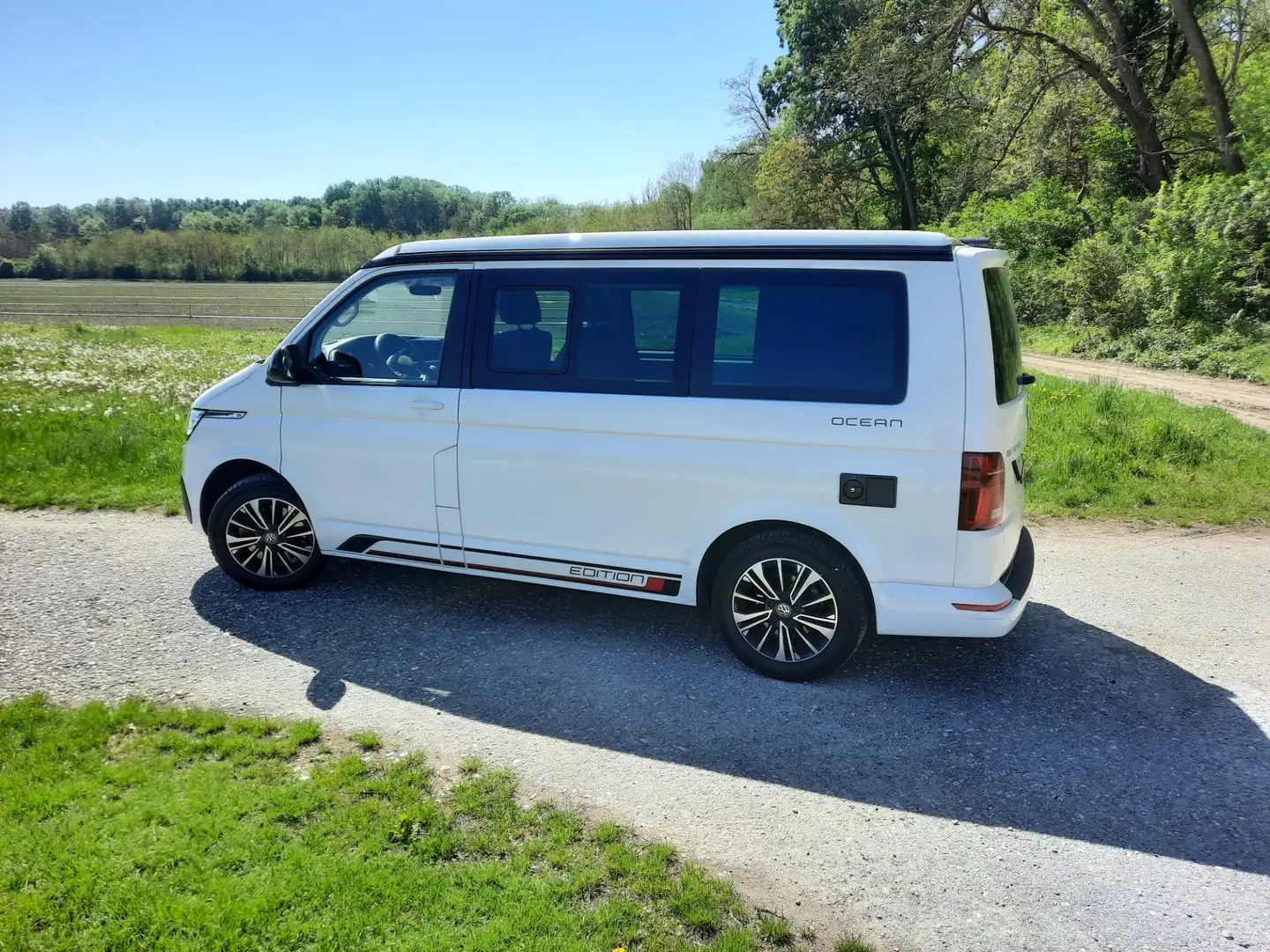 Volkswagen T6.1 California Ocean Edition 2.0 TDI 110kW MwST/Leasing fähig Weiß - 1