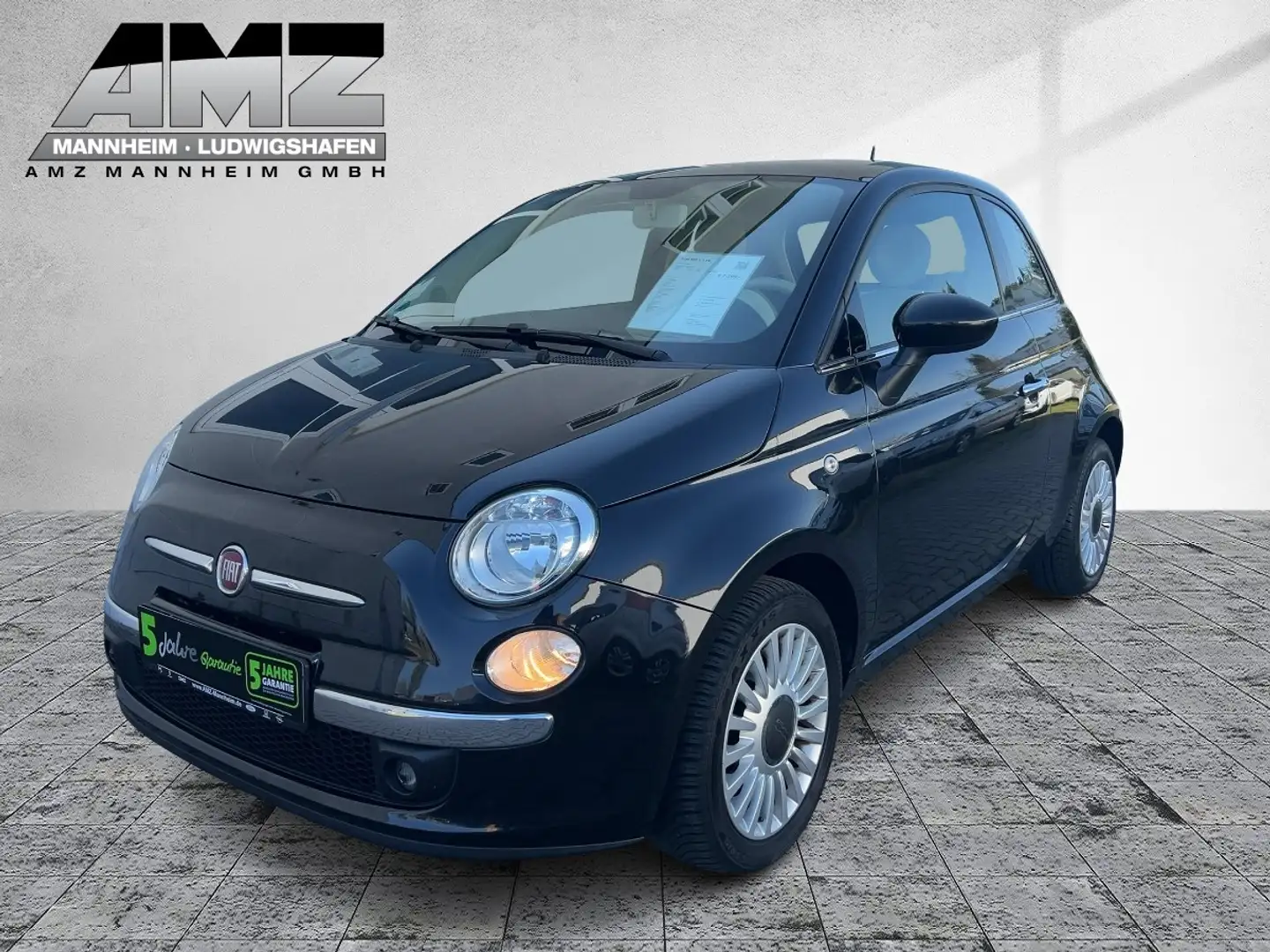 Fiat 500 1.2 8V Lounge Pano Zwart - 2