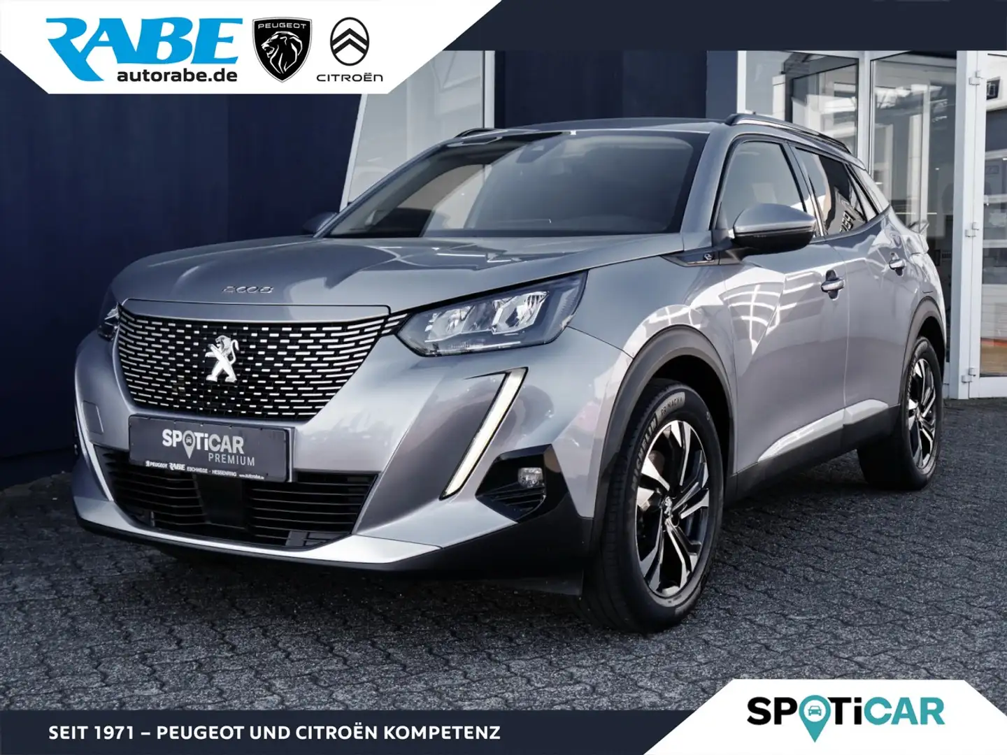 Peugeot 2008 -e Allure Pack 136 Sitzheizung+Navi+Keyless Klima srebrna - 1