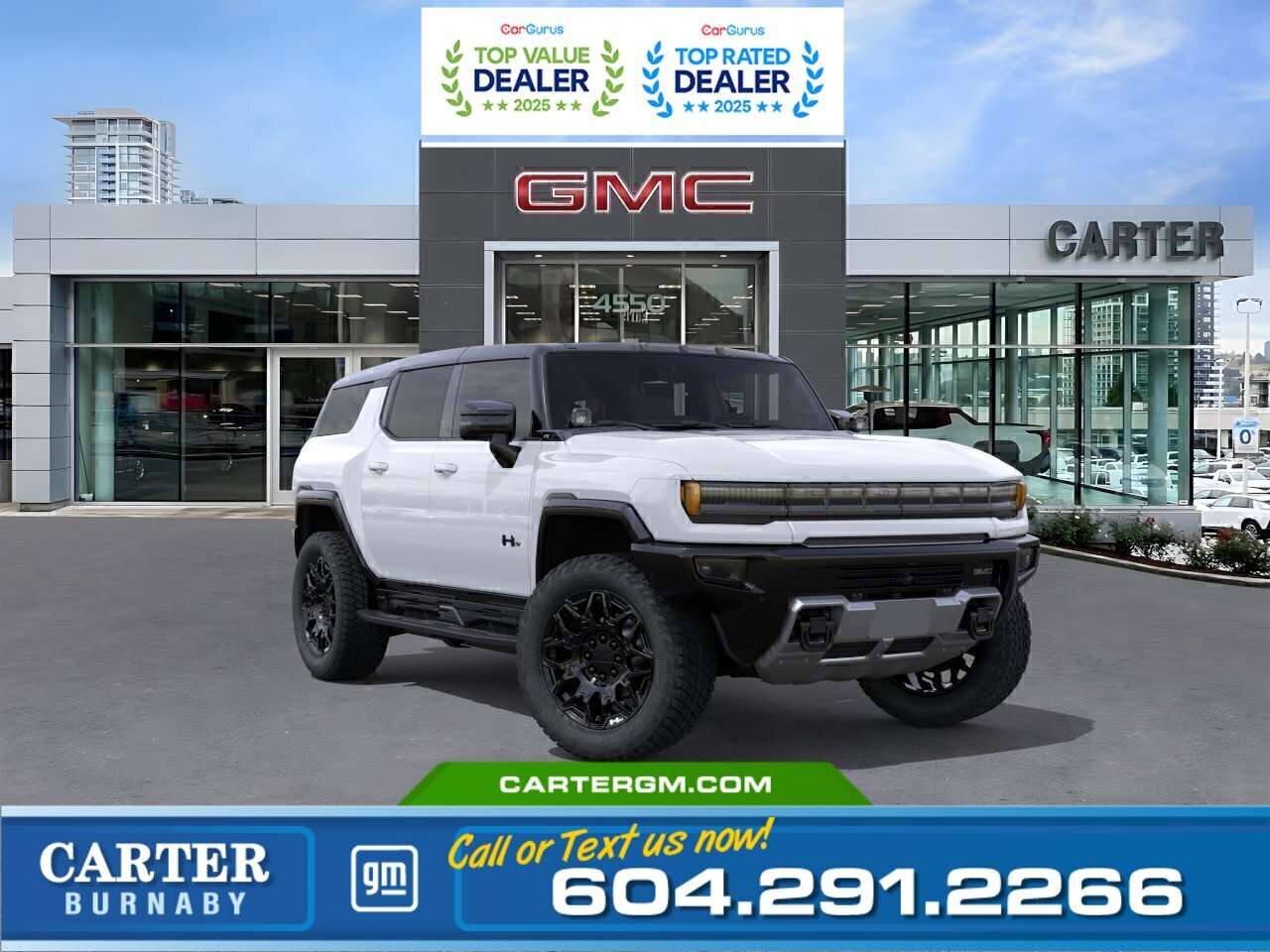 White 2026 GMC Hummer EV SUV SUV / Crossover All-Wheel Drive
