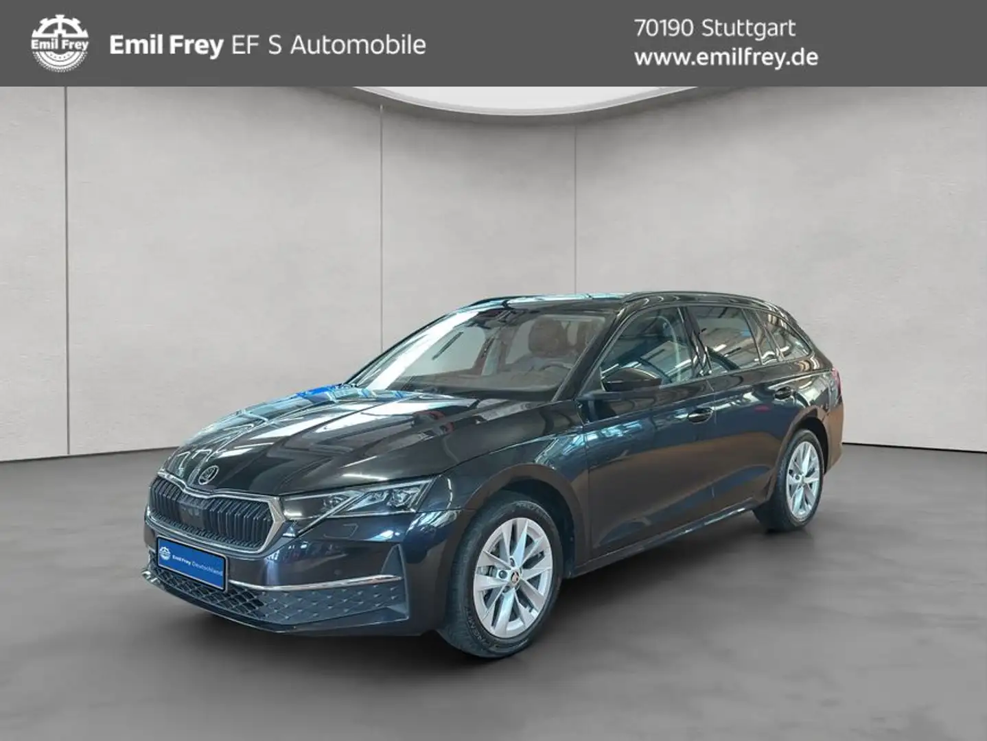 Skoda Octavia Combi 1.5 TSI mHEV DSG AHK Pano Schwarz - 1