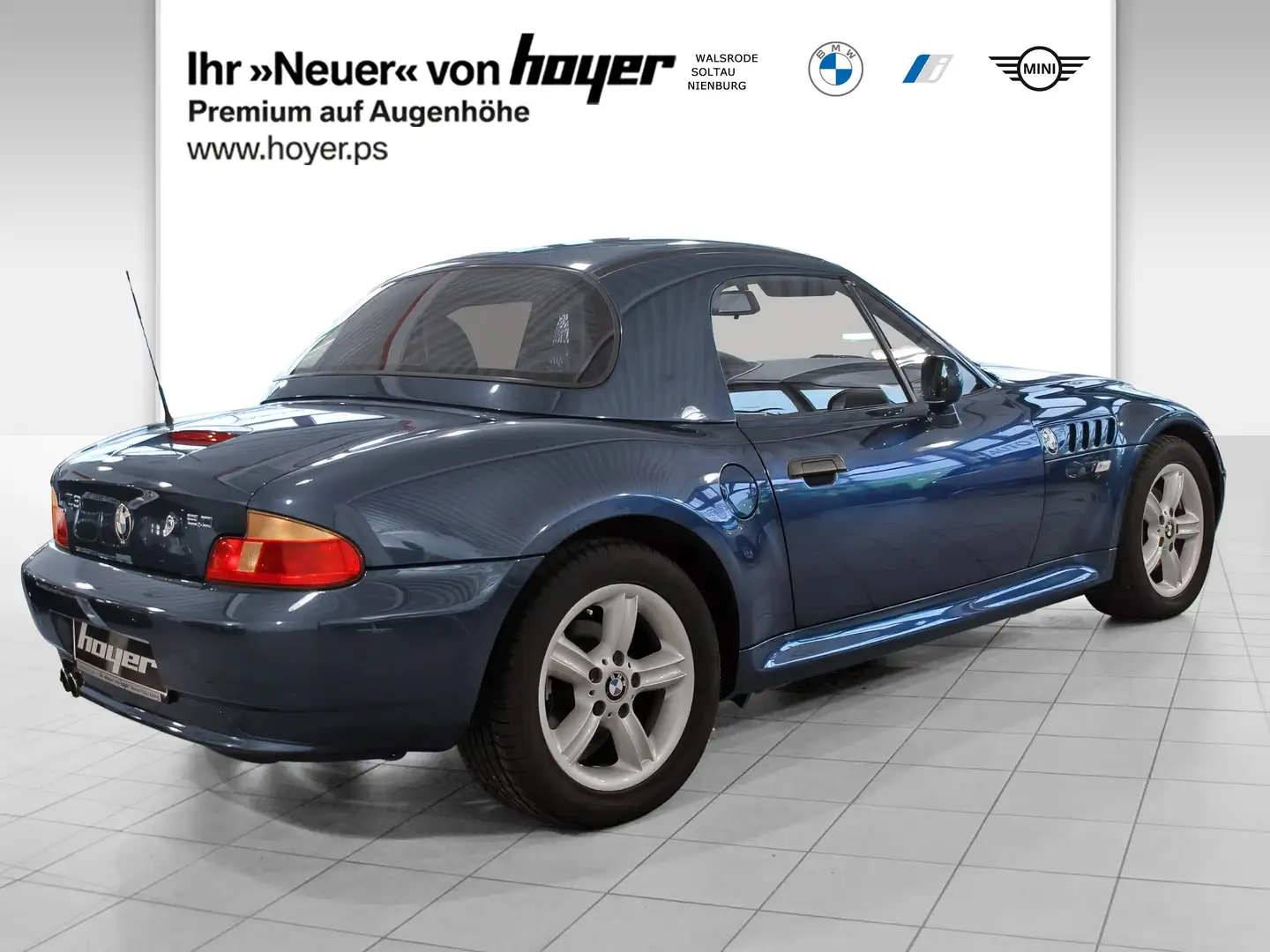 BMW Z3 Roadster 2.0i el. Sitze Klima Shz Hardtop STHZ Albastru - 2