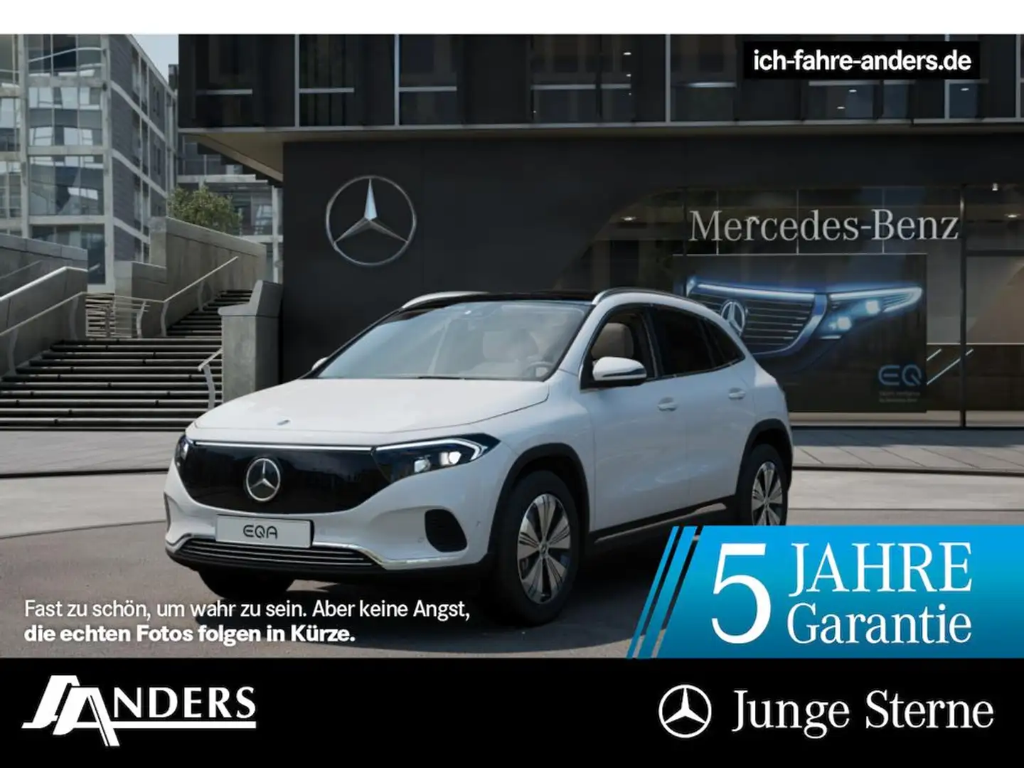Mercedes-Benz EQA 300 4M Progressive+MBUX+Pano+Burm+LED+Kamera Weiß - 1