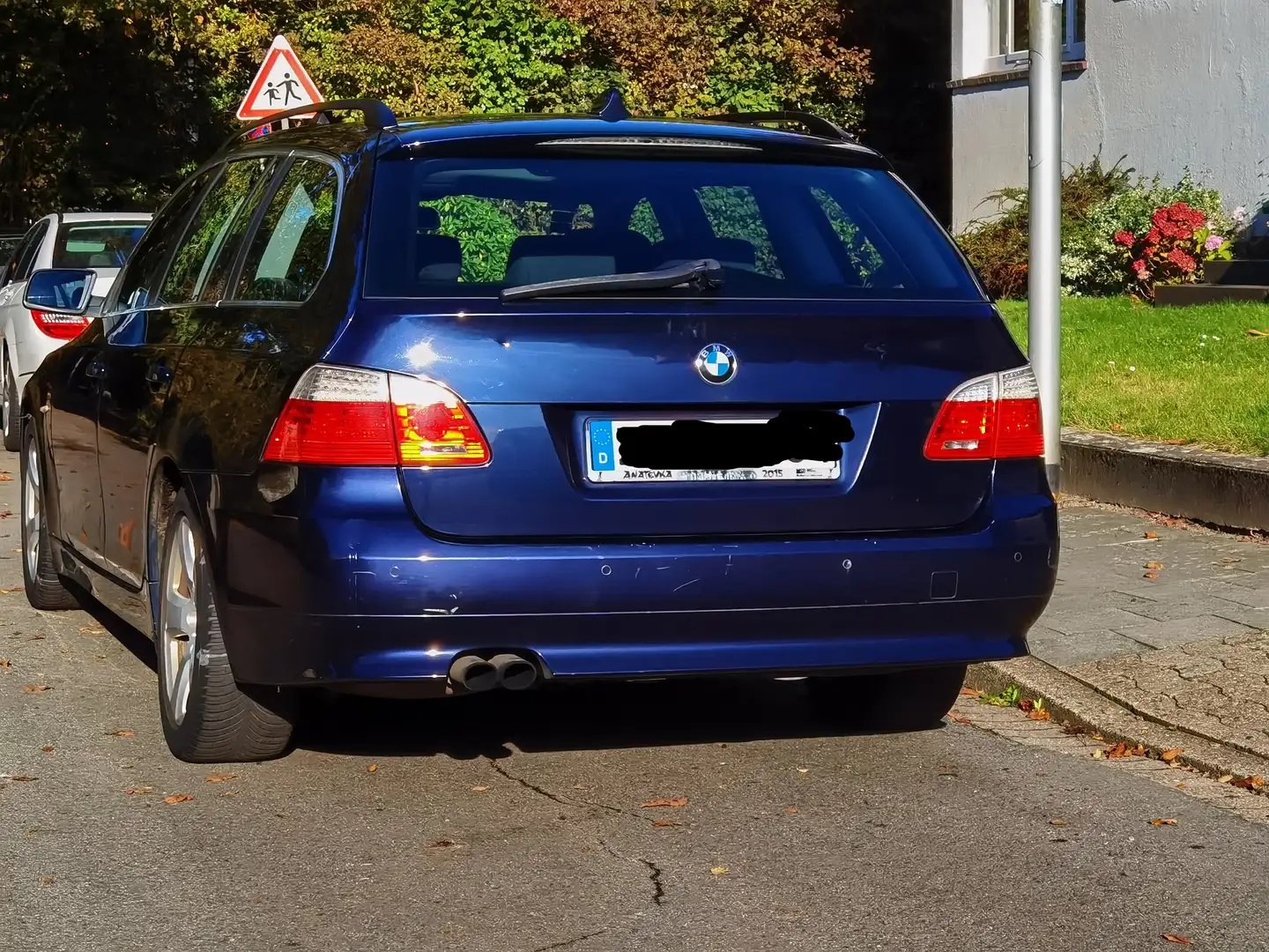 BMW 525 525i Touring AKH Panorama 6 Zylinder Blau - 2