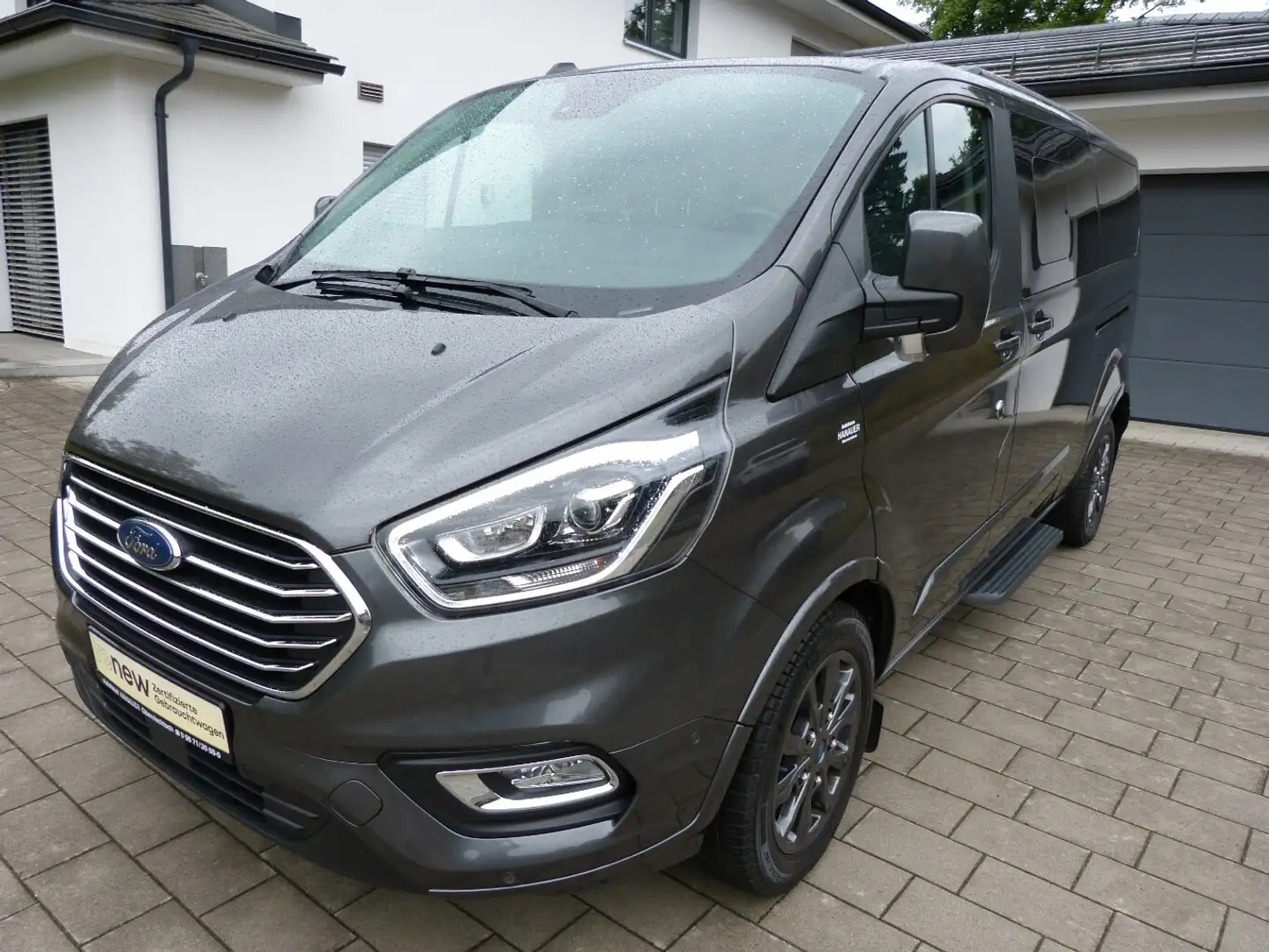 Ford Tourneo Custom 320 L2 Titanium X[MOTOR NEU/CAMPER] Gris - 1