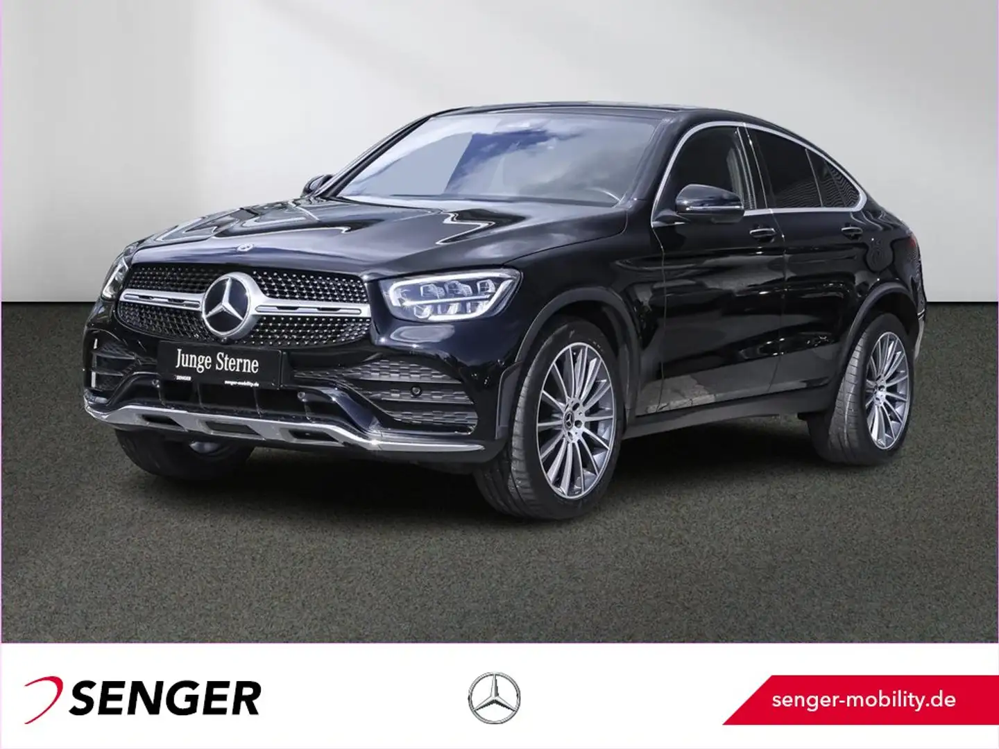 Mercedes-Benz GLC 220 d 4M Coupé AMG Line Schiebedach 20Zoll Nero - 1