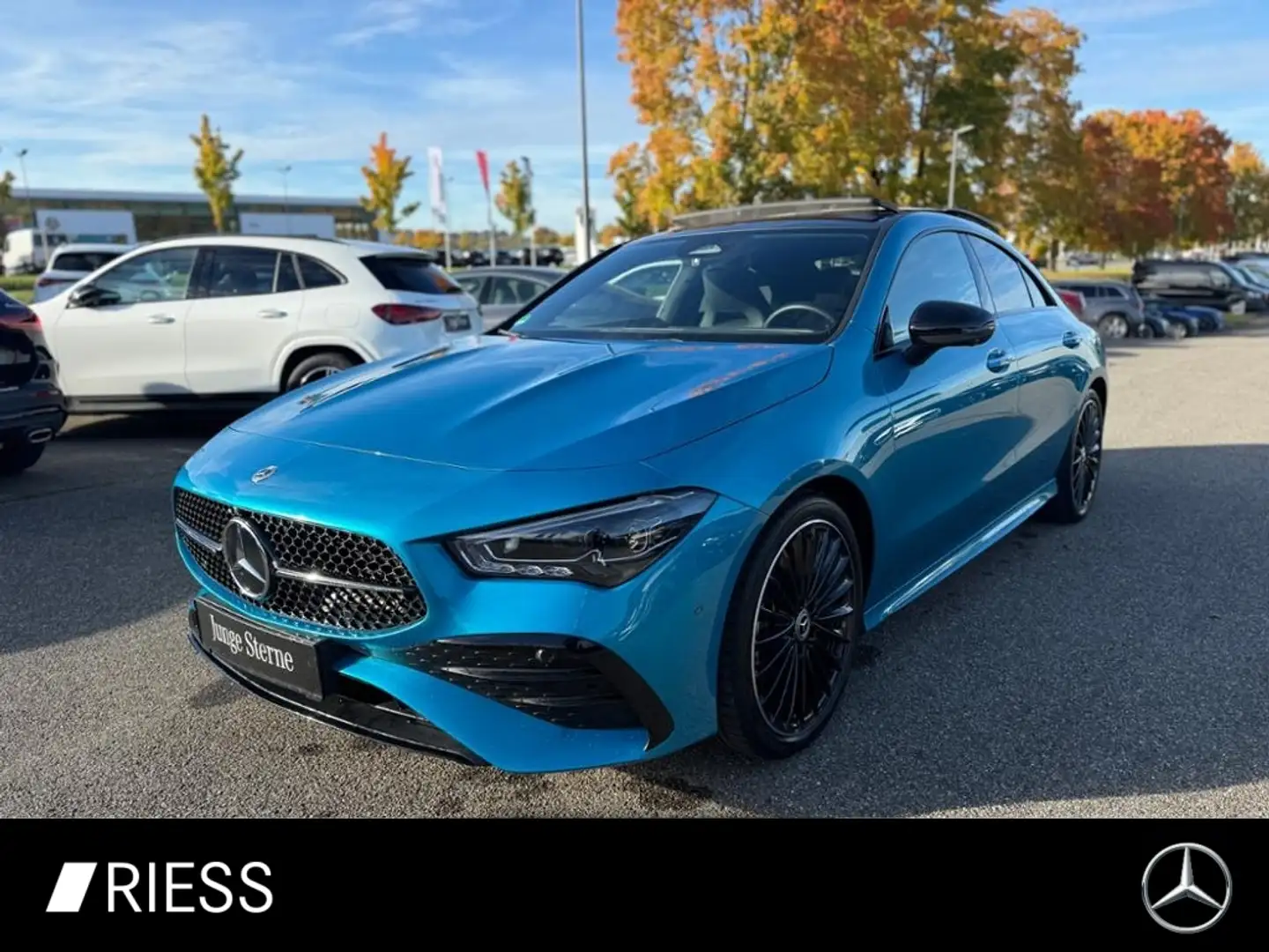 Mercedes-Benz CLA 200 Coupé AMG SPORT PANO DISTR AHK 360° MULTI Azul - 1
