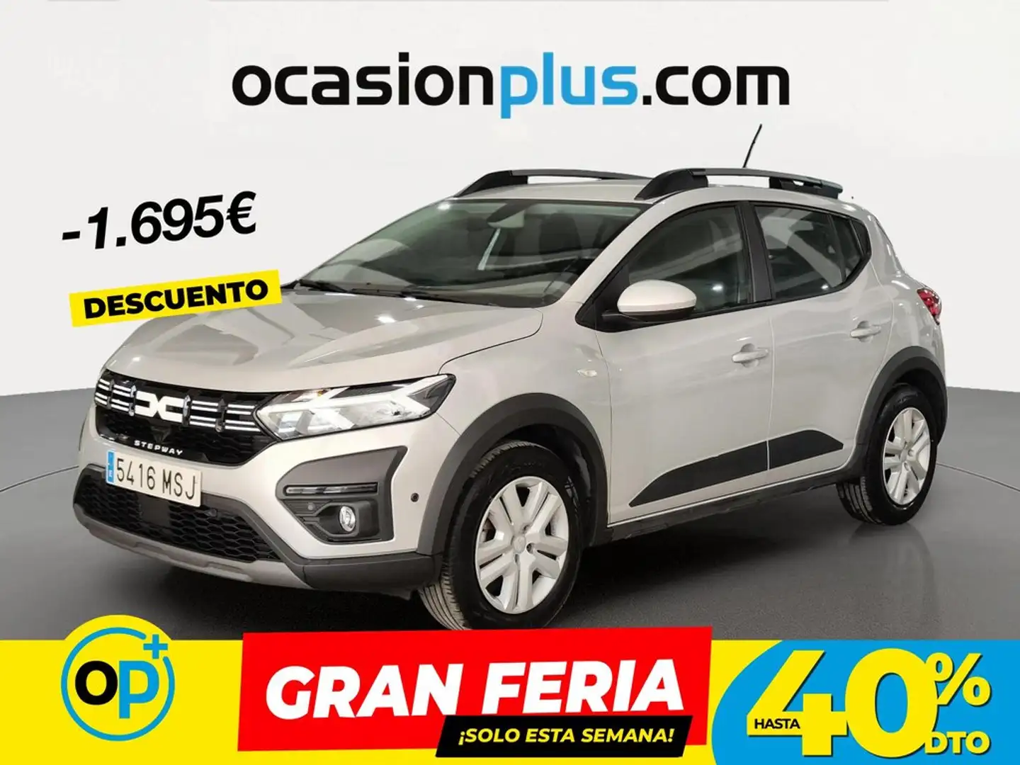 Dacia Sandero Stepway TCe Expresion 67kW Gris - 1