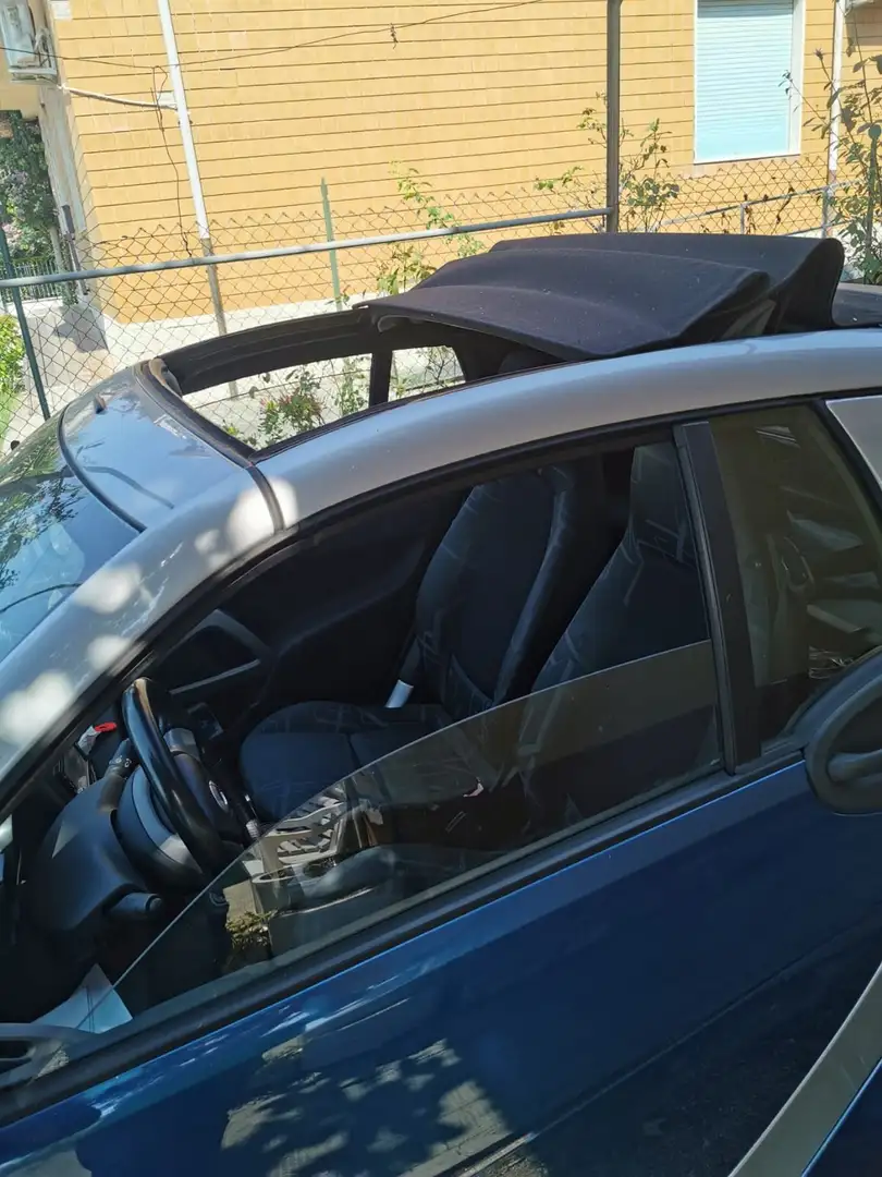 smart forTwo Fortwo+Cabrio+1.0+mhd+Passion+71cv Blu/Azzurro - 2