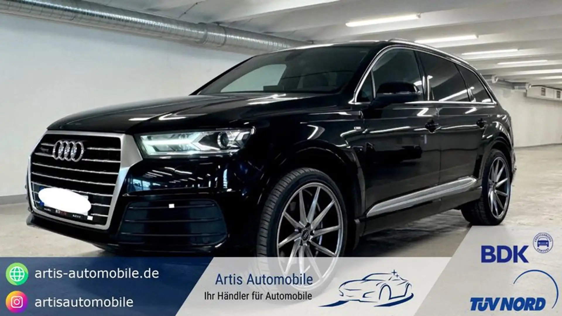 Audi Q7 3.0 TDI ultra quattro S-LINE*AHK*7-SITZER* Noir - 1