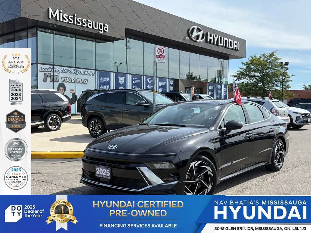 Black 2025 Hyundai Sonata Sedan  Automatic