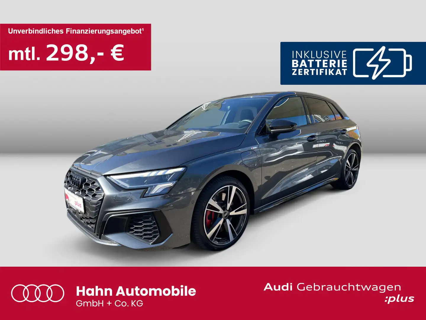 Audi A3 45TFSIe S-trnc S-line Navi LED B&O Grijs - 1