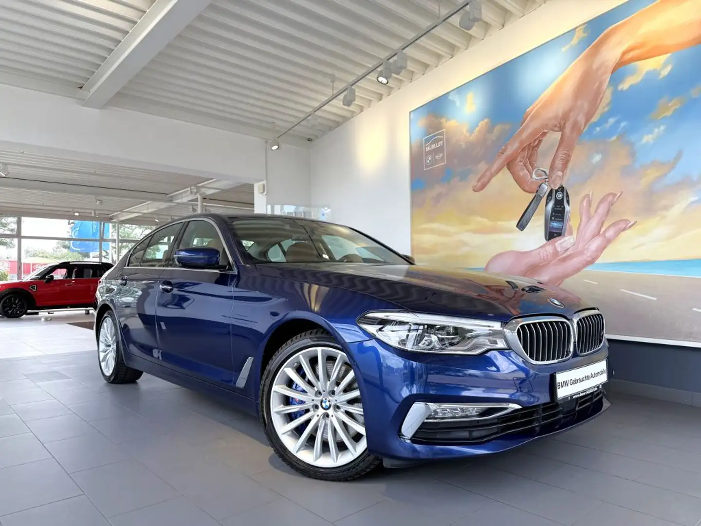 BMW 540 d xDr.Luxury Line ACC+HUD+KAM+LEDer+KOM+SPUR Blauw - 2