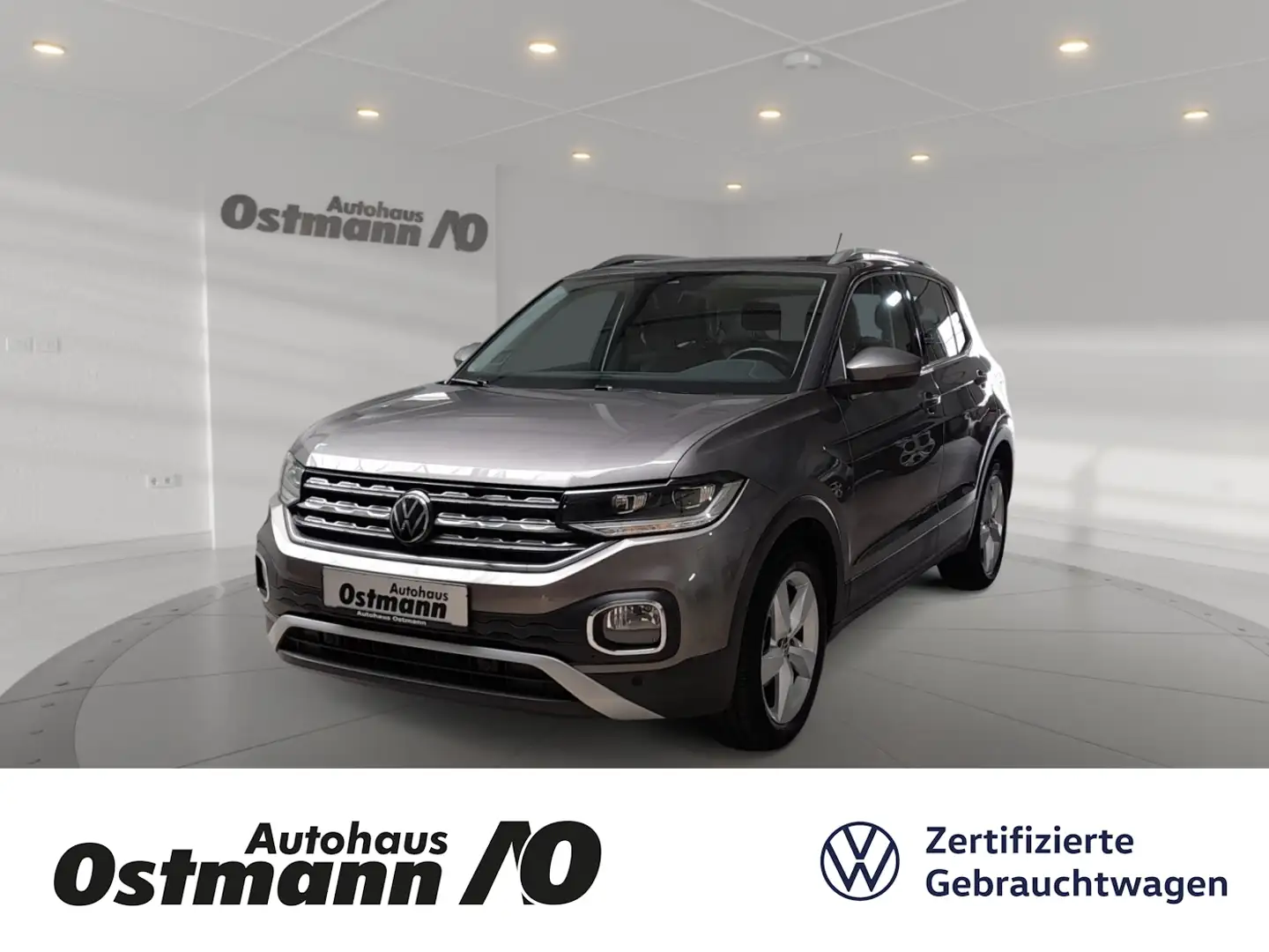 Volkswagen T-Cross 1.0 TSI Style ACC LM KAM LED 2xKlima Grau - 1
