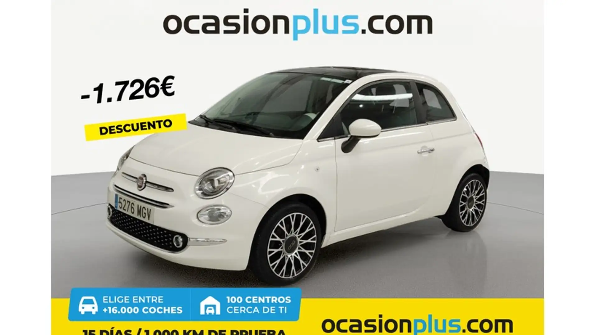 Fiat 500 1.0 Hybrid Dolcevita 52kW Blanco - 1