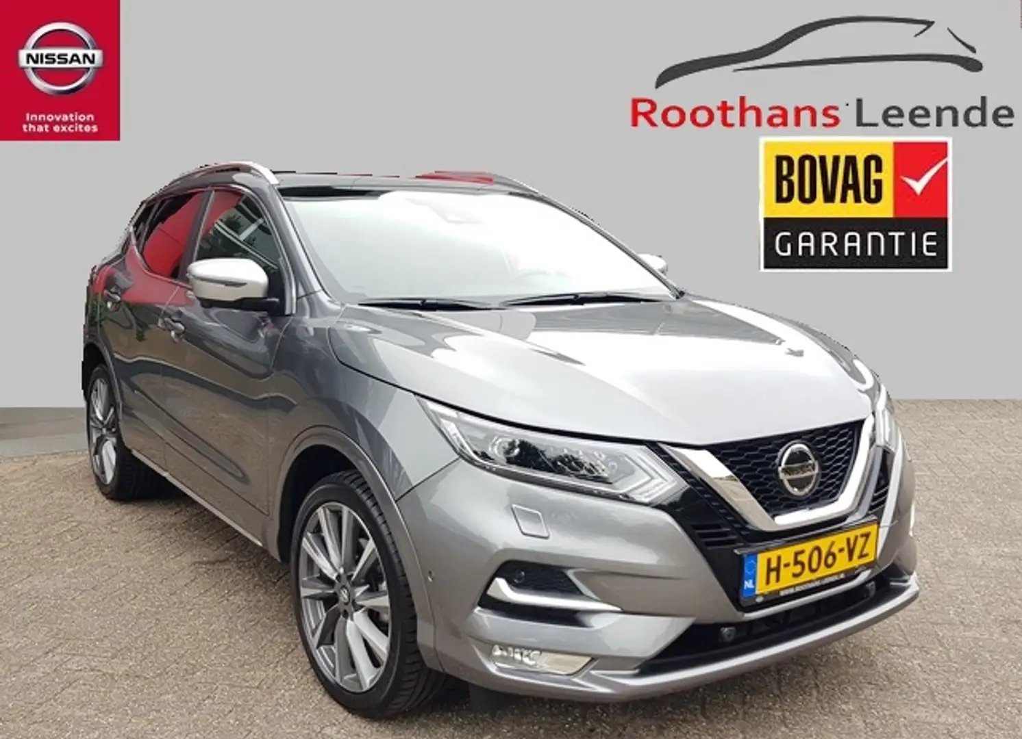 Nissan Qashqai 1.3 140PK DIG-Turbo Tekna+ Dynamic Pack - Adap-Cru Gris - 1