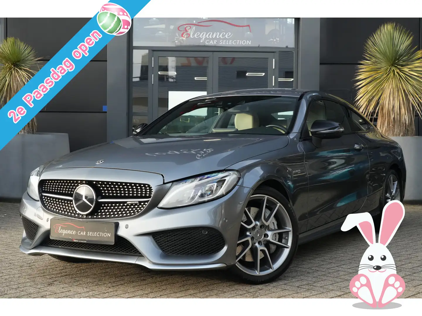 Mercedes-Benz C 43 AMG Coupé 4MATIC 368pk Stoelverwarming/Distronic/Navig Gris - 1
