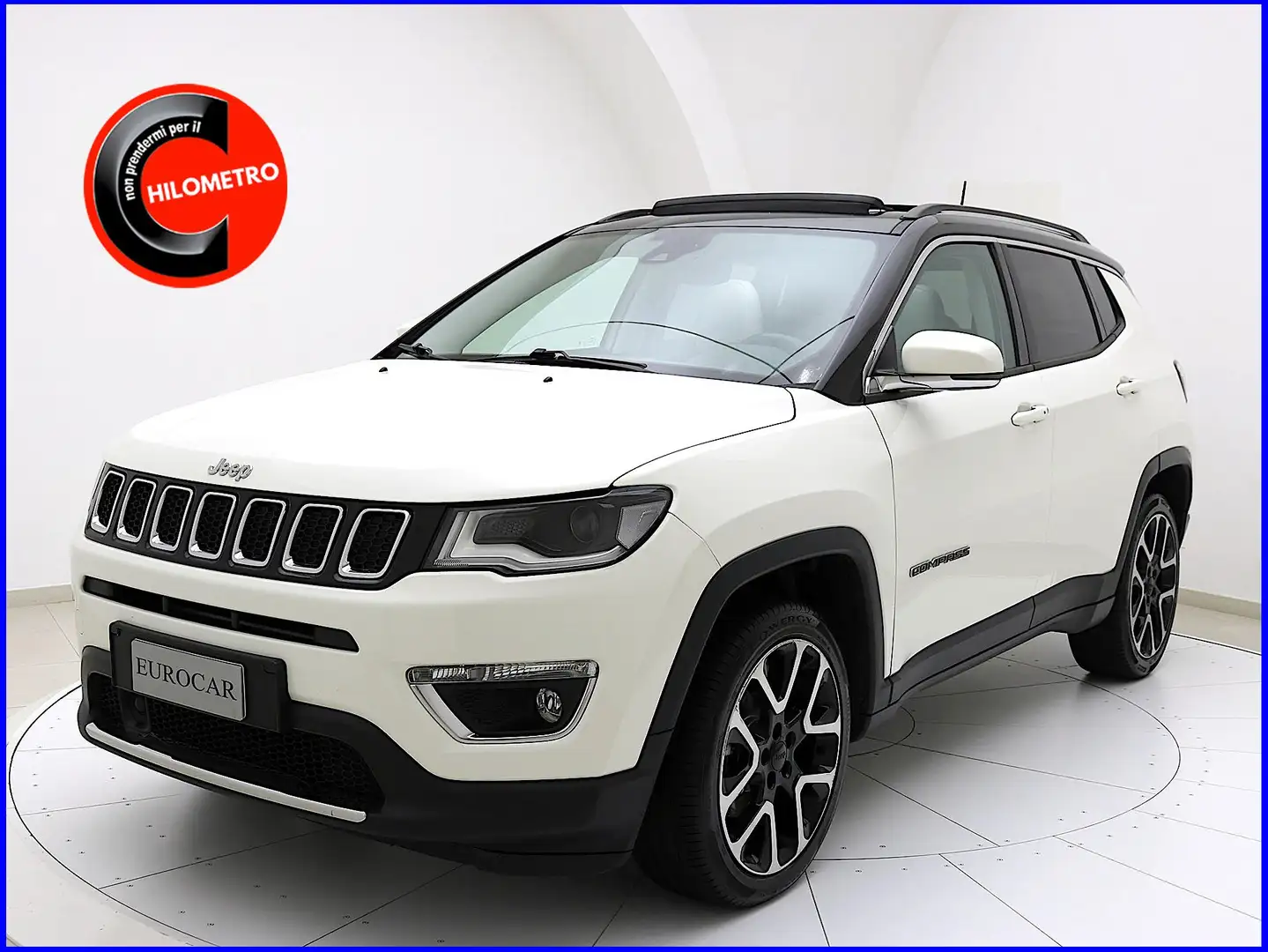 Jeep Compass 1.6 Multijet II 120CV 2WD Limited - TETTO APRIBILE Blanc - 1