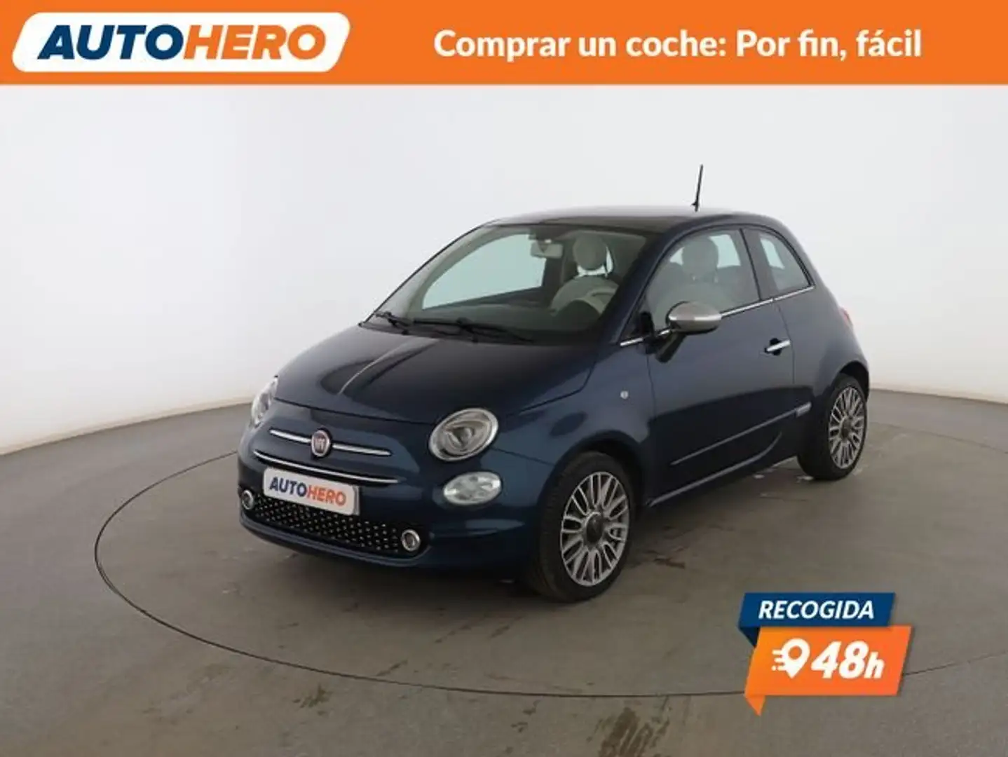 Fiat 500 1.2 Lounge Azul - 1