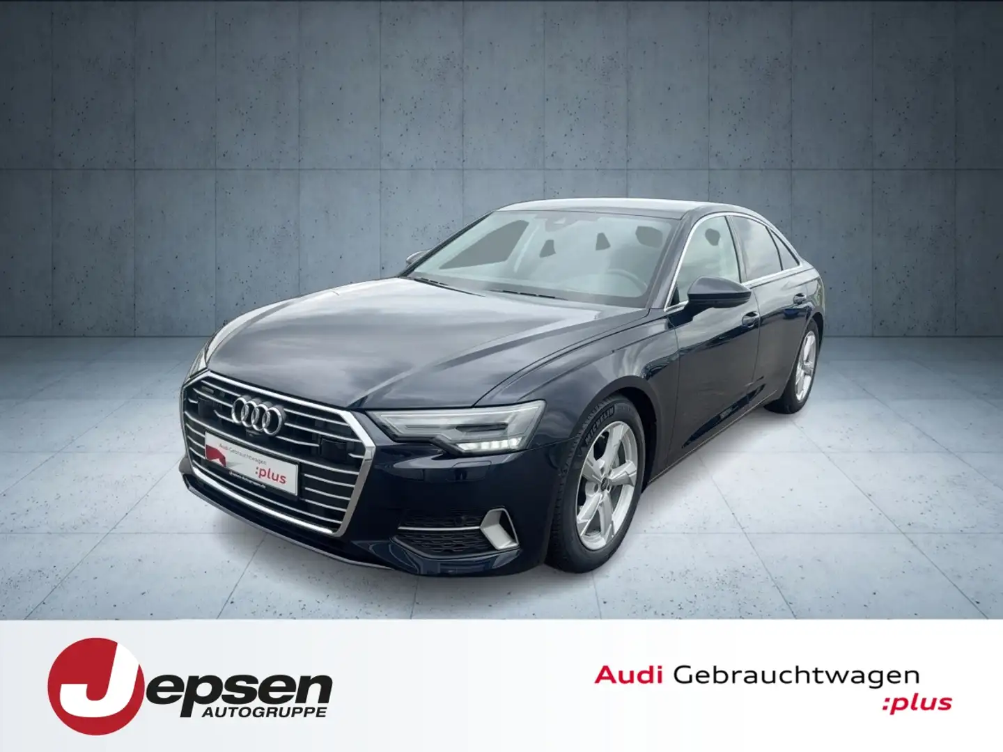 Audi A6 Limousine advanced sport 50 TDI qu tiptr HUD Blau - 1