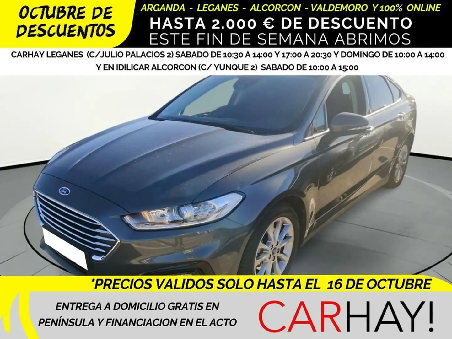Ford Mondeo 2.0 HÍBRIDO 138KW (187CV) TREND HEV AUTO Gris - 1