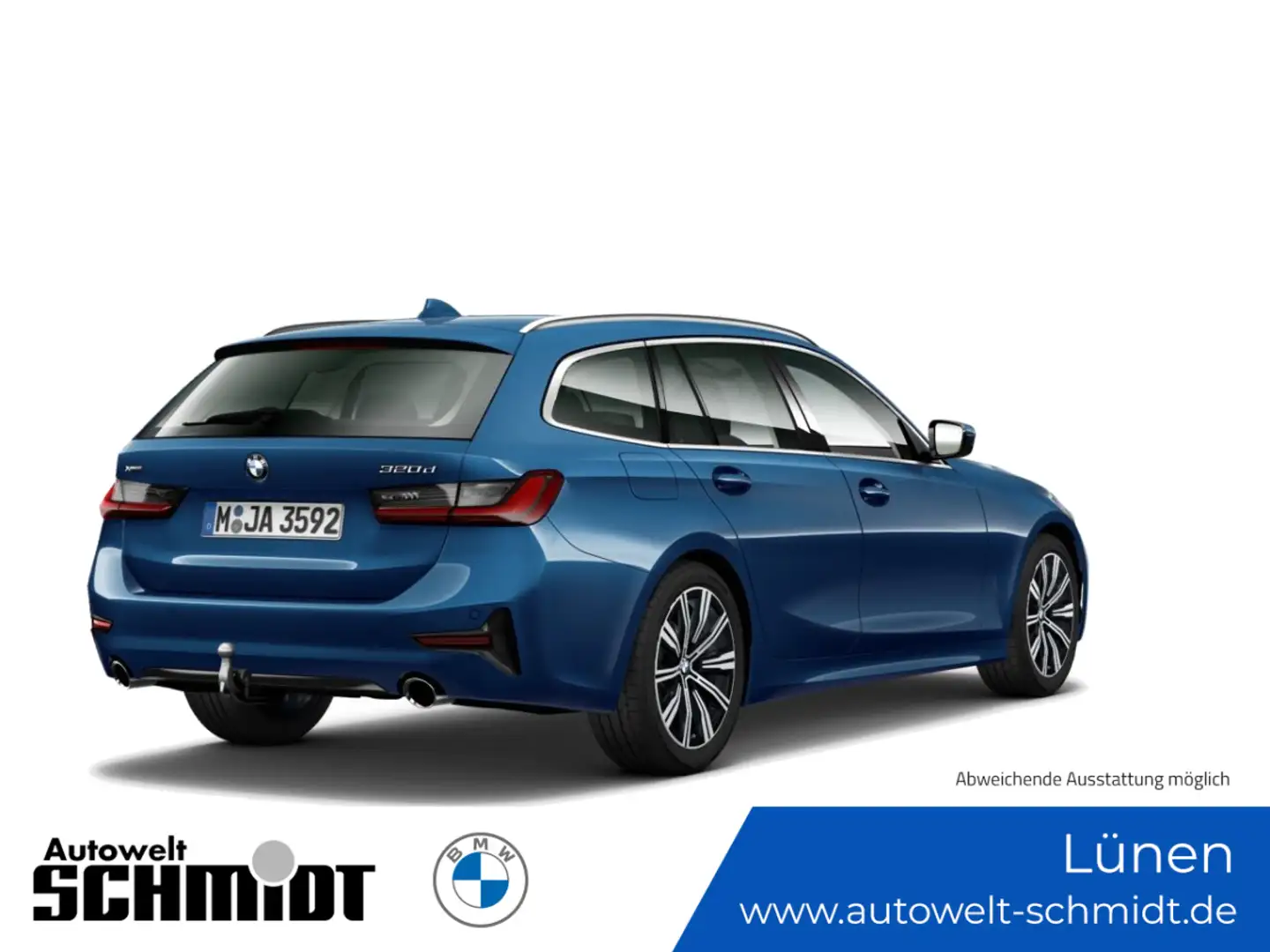 BMW 320 d xDrive Touring Sport Line + 2Jahre-GARANTIE Blauw - 2