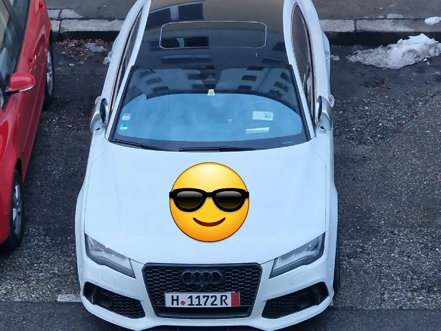 Audi S7 ACHTUNG, DAS AUTO HATTE DEUTSCHE PAPIERE! Blanc - 1