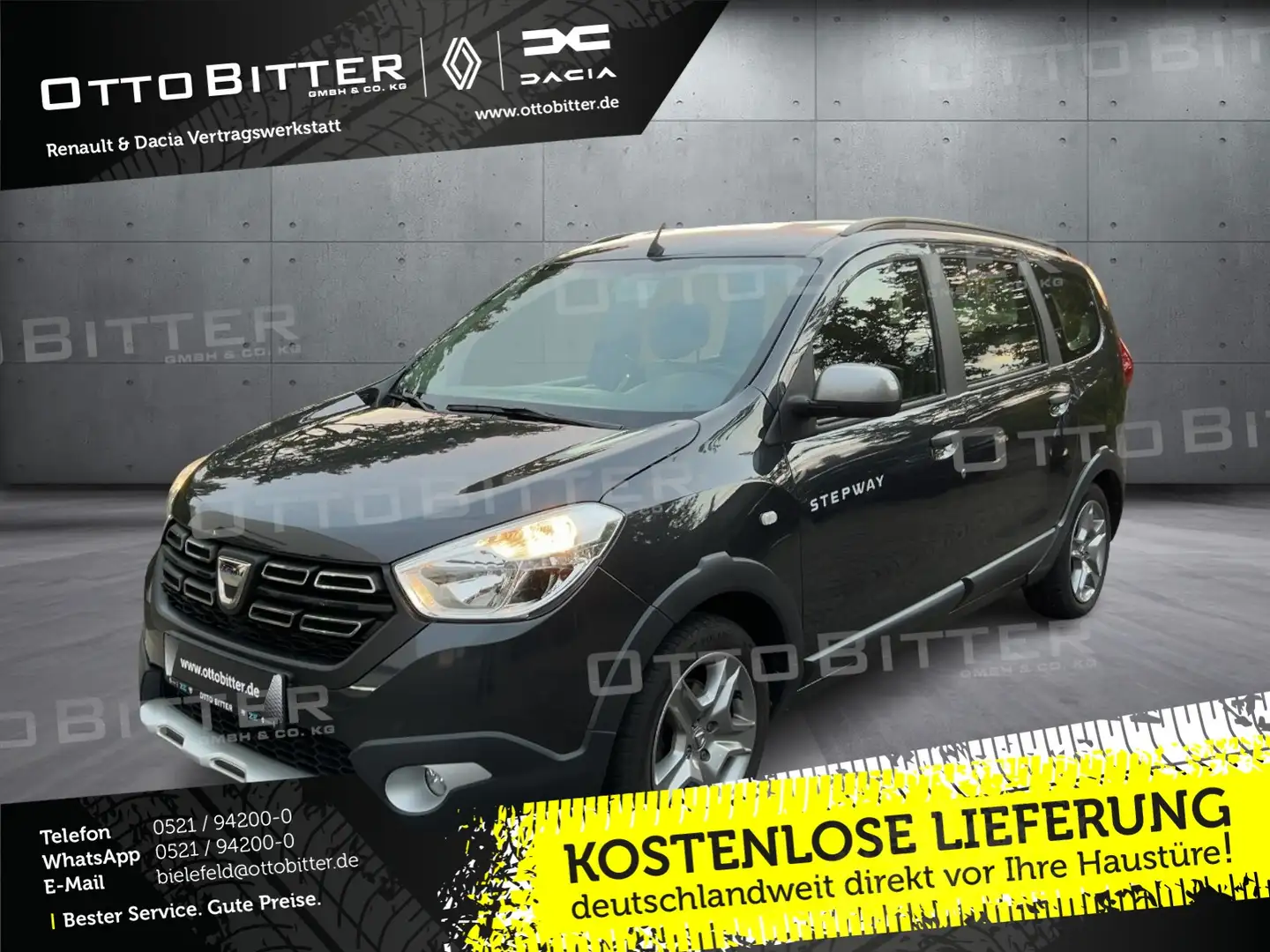 Dacia Lodgy Stepway dCi115 7-SITZER SITZH/NAVI/KAMERA Grau - 1