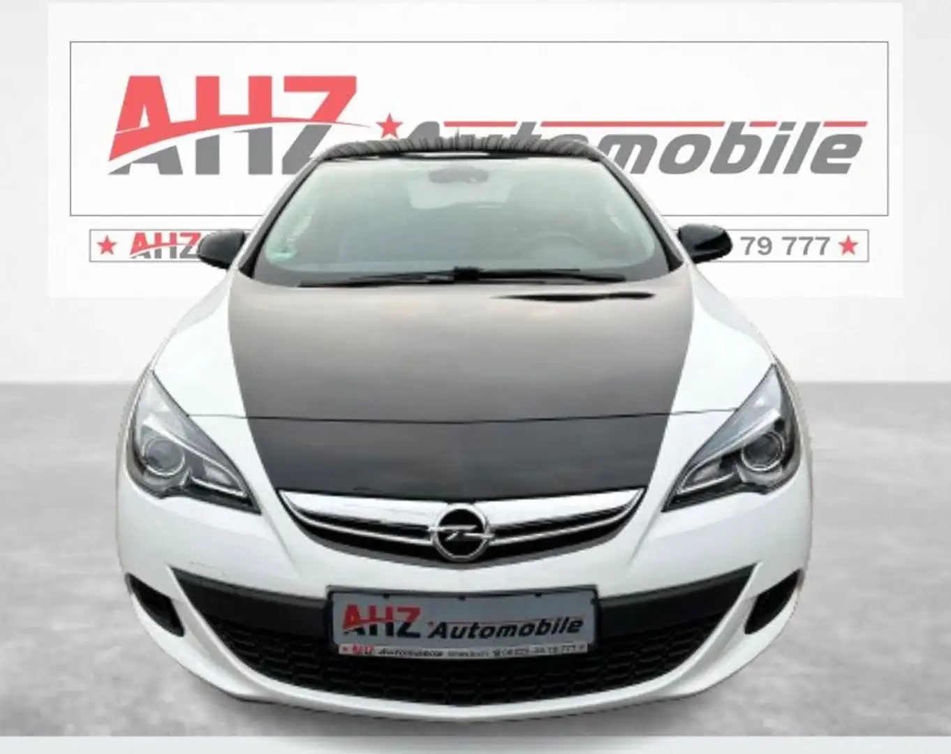 Opel Astra J GTC*Teil-Leder*18"Alu*1.HD*Scheckheft* Weiß - 2