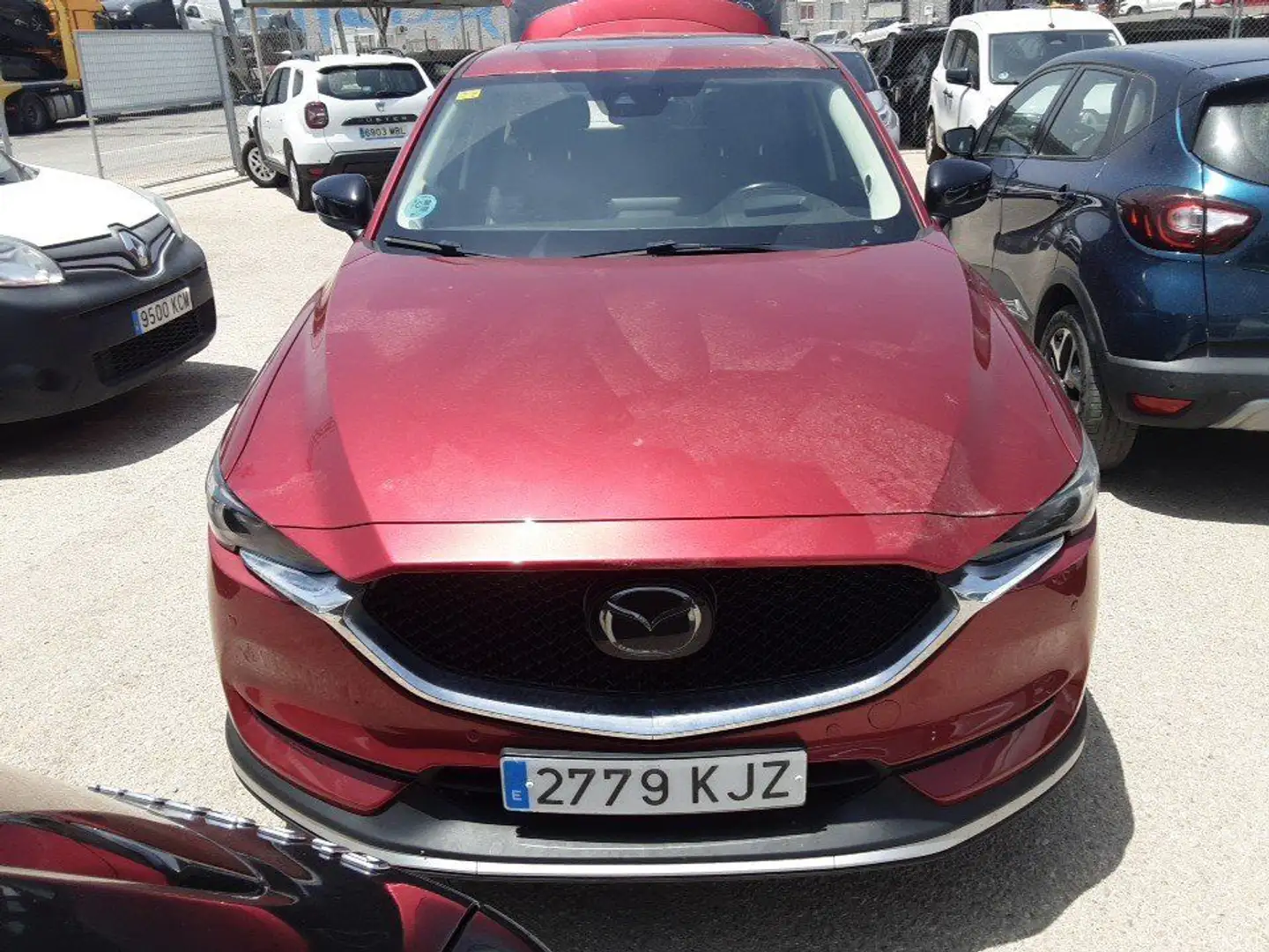 Mazda CX-5 2.5 Zenith Cruise+Roof+Black Leather 4WD Aut. 143k Rojo - 2