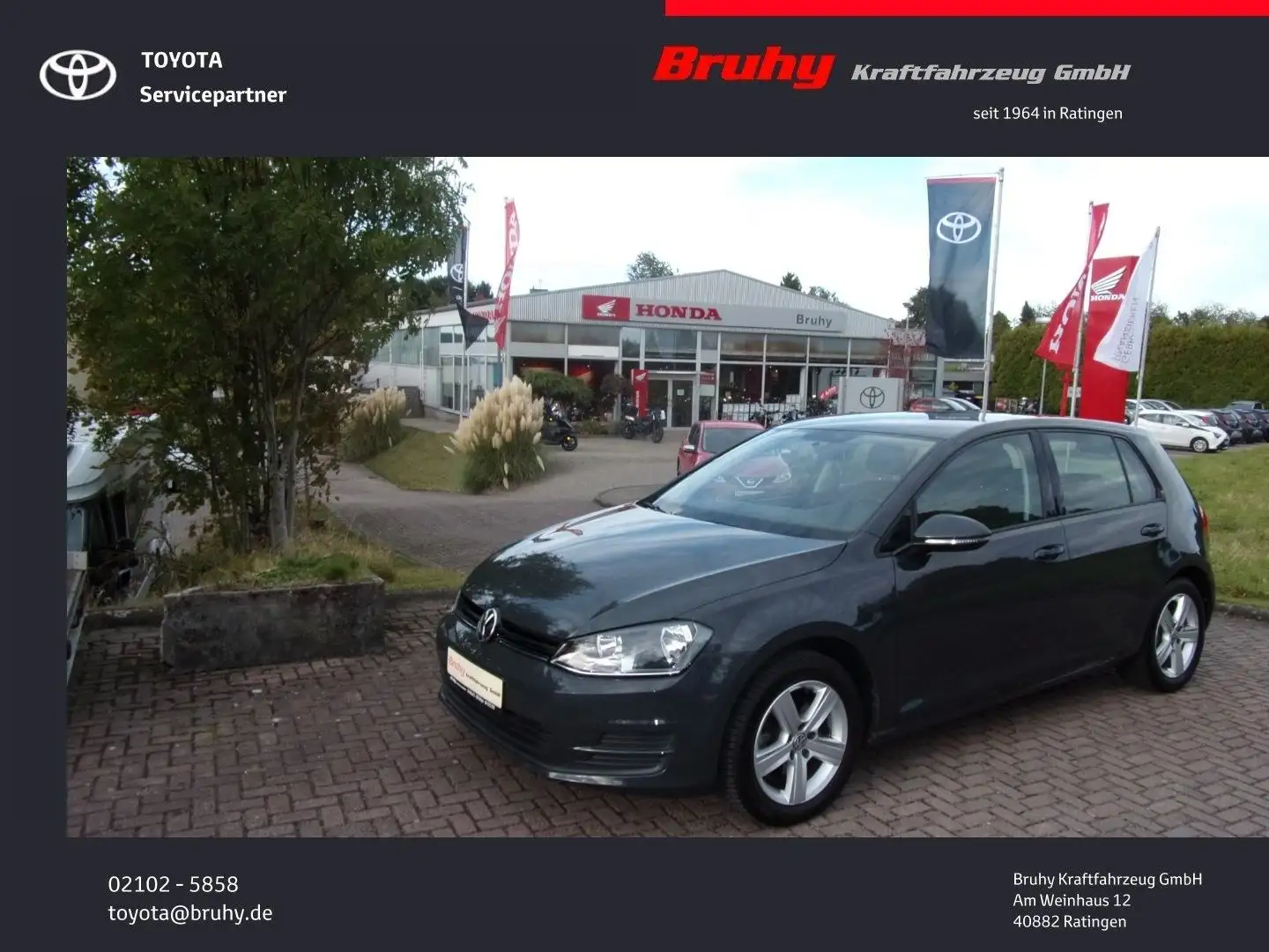 Volkswagen Golf VII Lim. Comf. Alu AHK Allwetter 1Hd Aktion Gris - 1