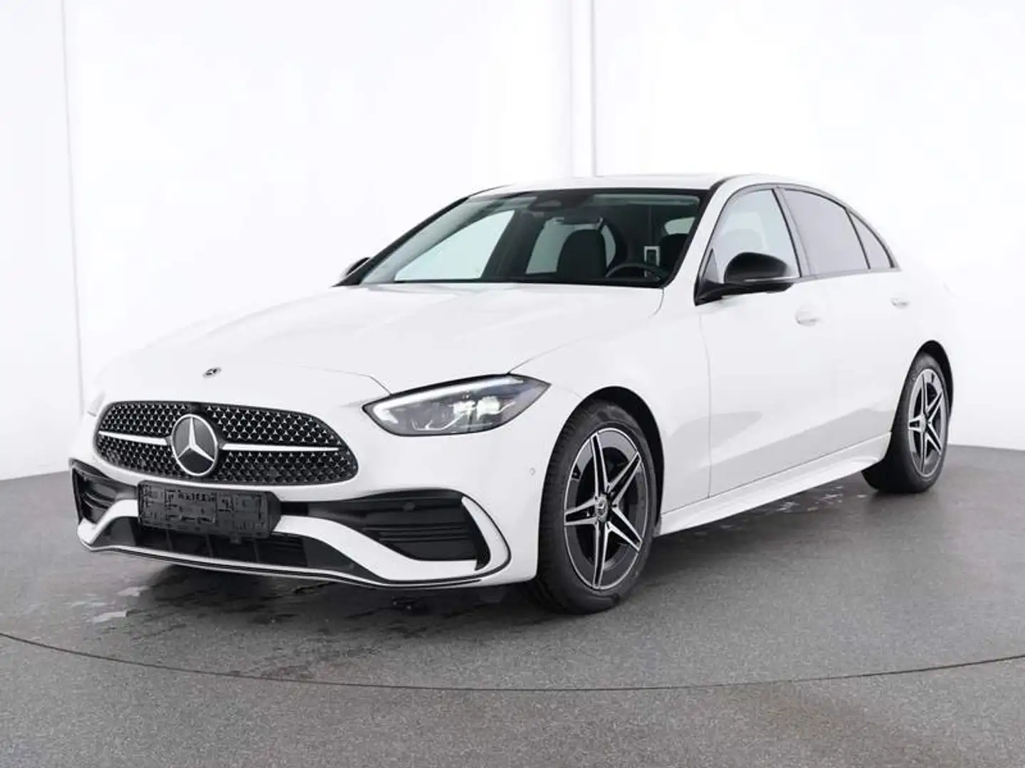 Mercedes-Benz C 220 C 220 d AMG LINE+NIGHT-PAKET+AHK+SD Blanc - 2