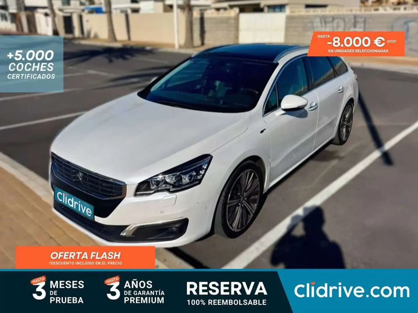Peugeot 508 SW 2.0BlueHDI GT Aut. 180 Blanco - 1
