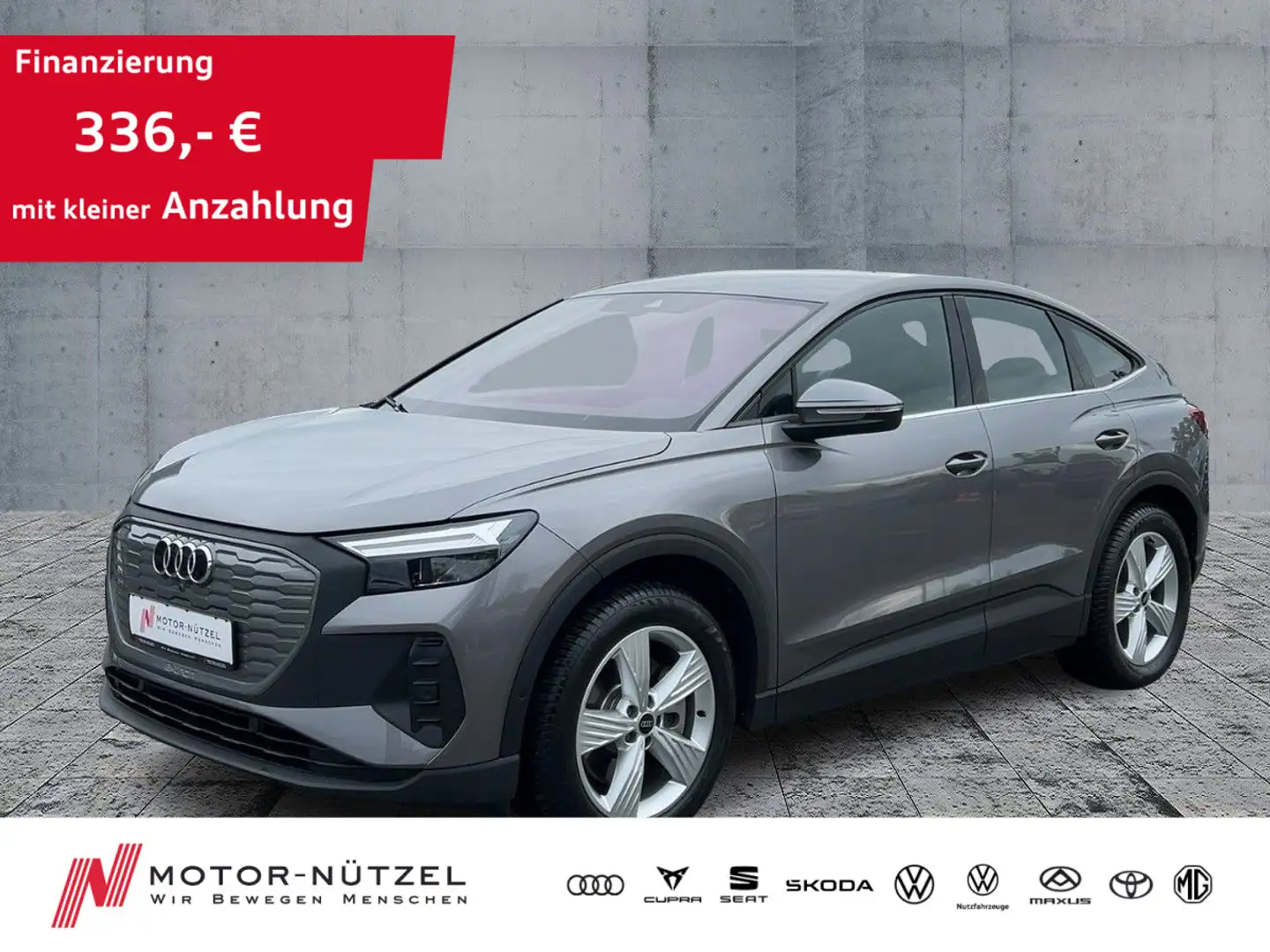 Audi Q4 e-tron 40 LED+NAVI+RFK+ACC+19"LM Grau - 1