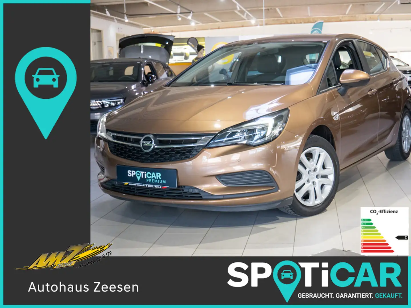 Opel Astra K 5-trg. 1.4 Edition INTELLILINK PDC Bronce - 1