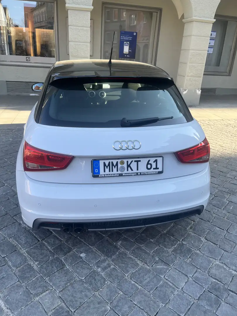 Audi A1 1.4 TFSI Sportback S tronic line edition m. Sportp Weiß - 2