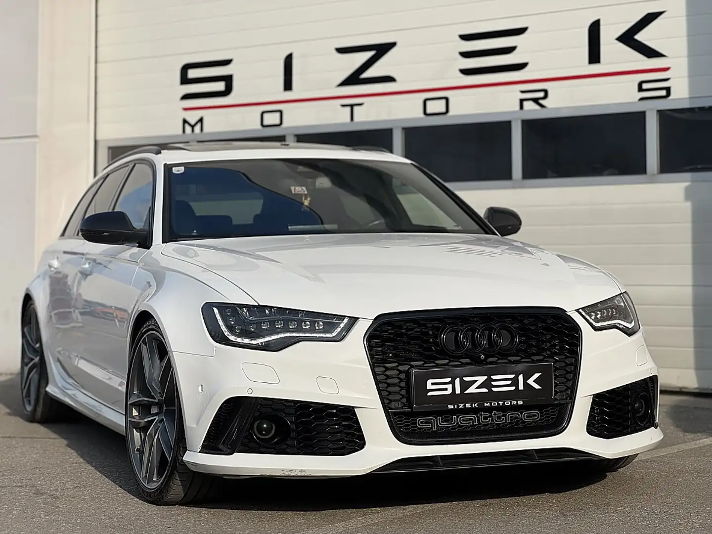 Audi A6 RS6 Avant 4,0 TFSI quattro Aut.|KERAMIK|B&O|PAN... Weiß - 2