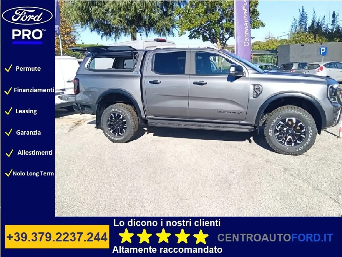 Ford Ranger Wildtrak X hard top pronta consegna Argento - 1