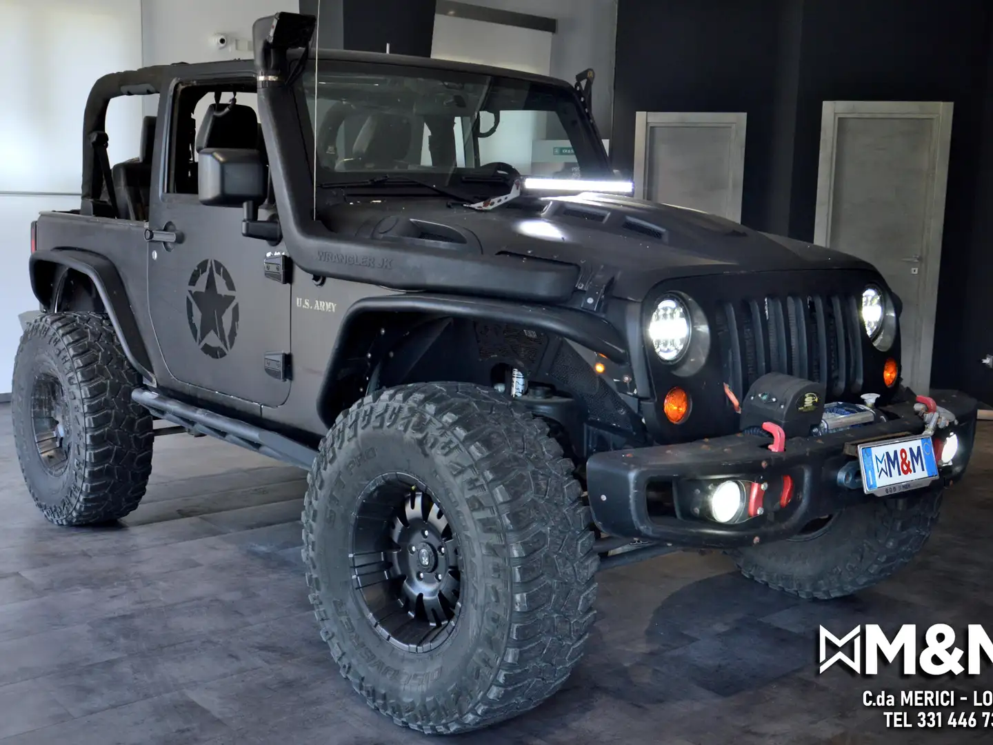 Jeep Wrangler Wrangler III 2011 2.8 crd Sahara auto Nero - 1