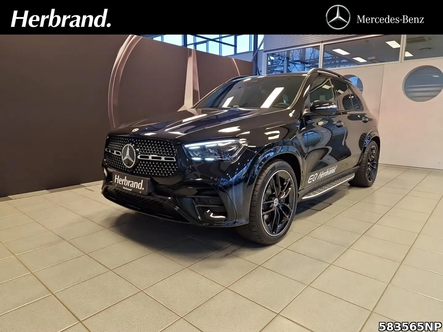 Mercedes-Benz GLE 350 de 4M AMG LINE PLUS+AHK+NAPPA+MEMORY+HUD Schwarz - 1