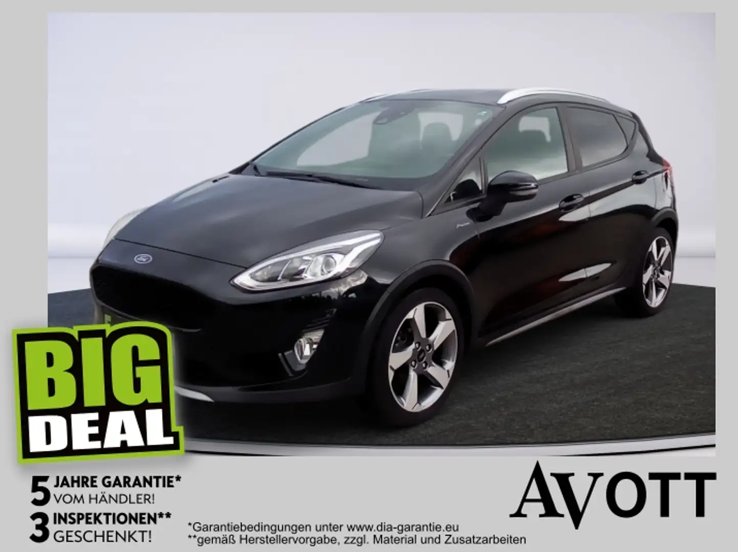 Ford Fiesta Active Plus 1.0 EcoBoost Start/Stop Aut. Schwarz - 1